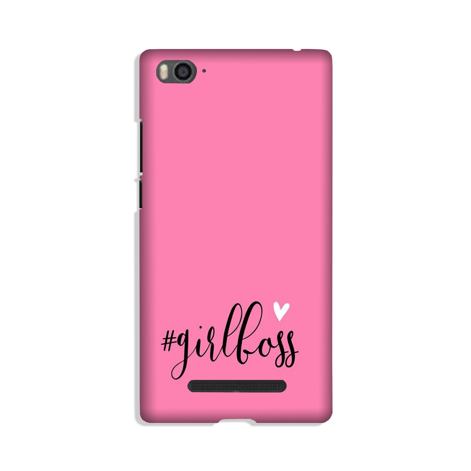 Girl Boss Pink Mobile Back Case for Xiaomi Redmi 5A (Design - 269) Girl Boss Pink Case for Xiaomi Redmi 5A (Design No. 269)