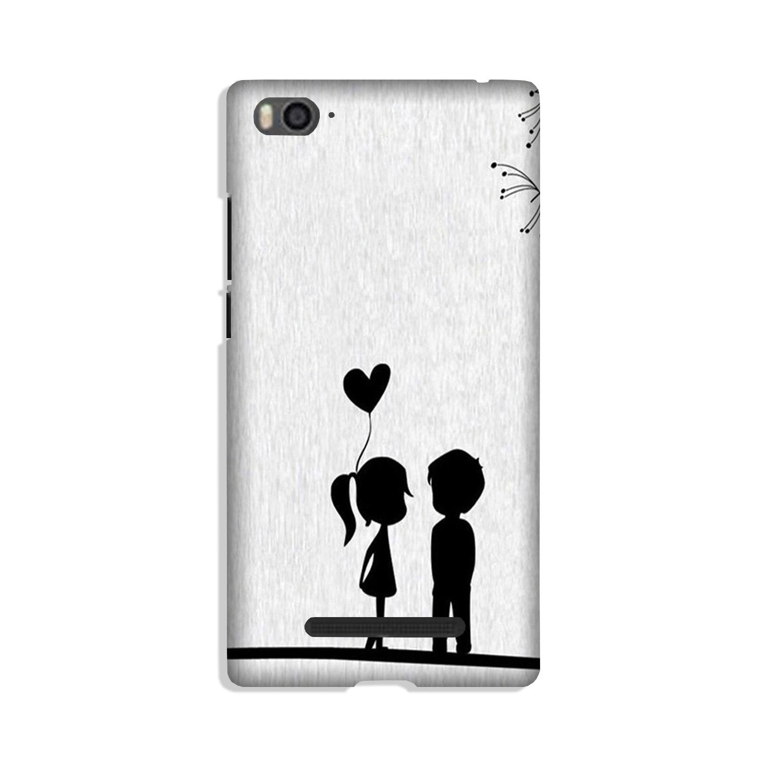 Cute Kid Couple Mobile Back Case for Xiaomi Mi 4i (Design - 283) Cute Kid Couple Case for Xiaomi Mi 4i (Design No. 283)