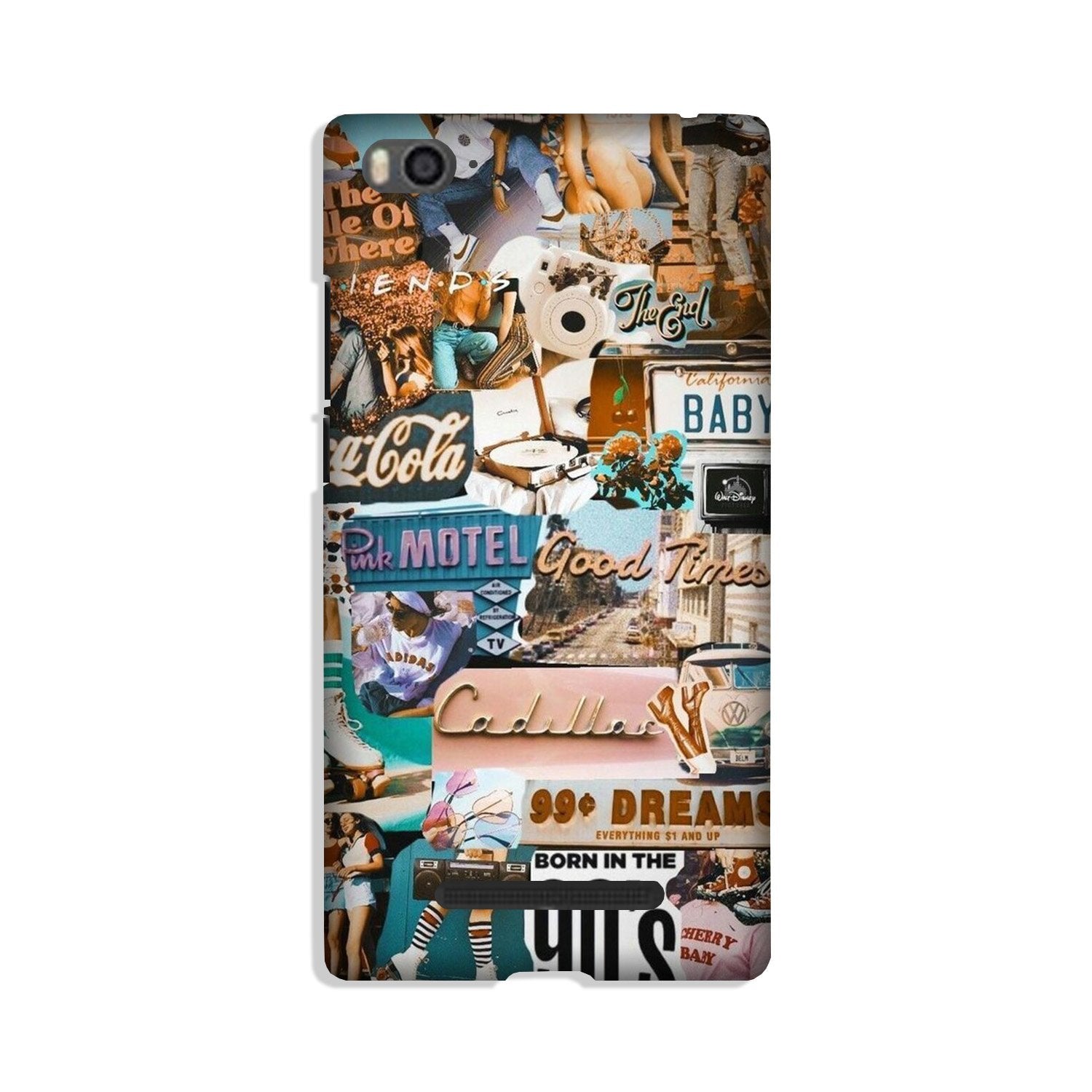 Vintage Design Mobile Back Case for Xiaomi Mi 4i (Design - 284) Vintage Design Case for Xiaomi Mi 4i (Design No. 284)