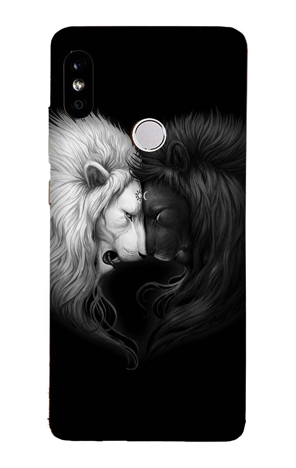 Dark White Lion Case for Xiaomi Redmi Y3 (Design - 140) Dark White Lion Case for Xiaomi Redmi Y3 (Design - 140)
