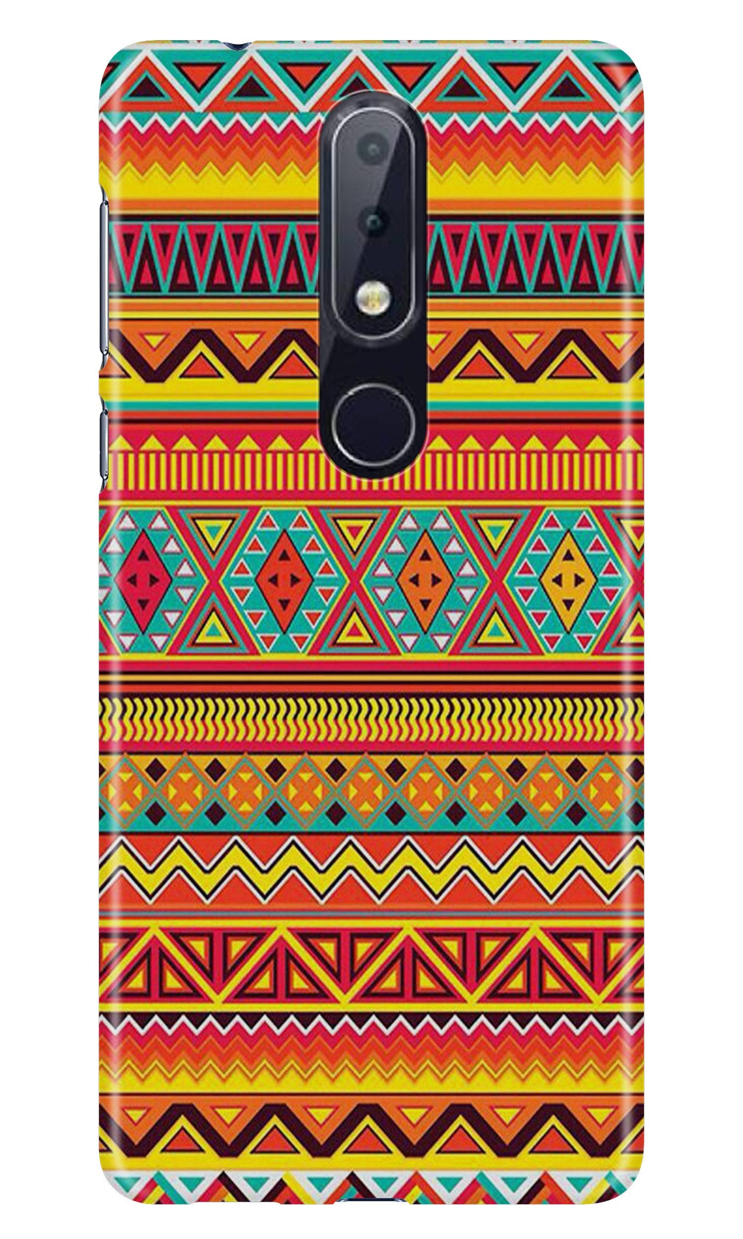 Zigzag line pattern Case for Nokia 7.1 Zigzag line pattern Case for Nokia 7.1