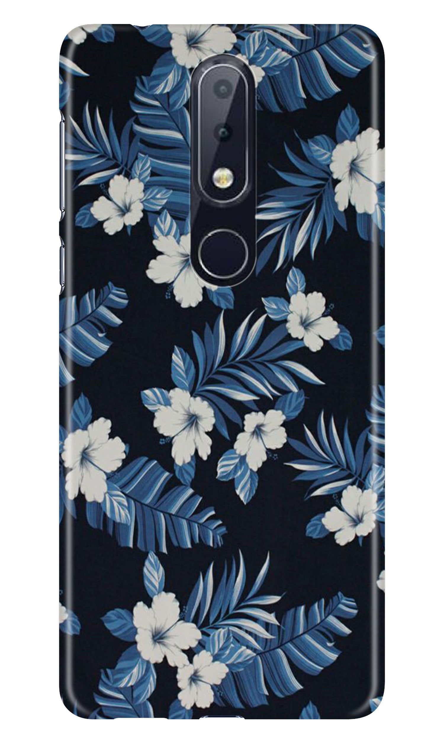 White flowers Blue Background2 Case for Nokia 3.2 White flowers Blue Background2 Case for Nokia 3.2