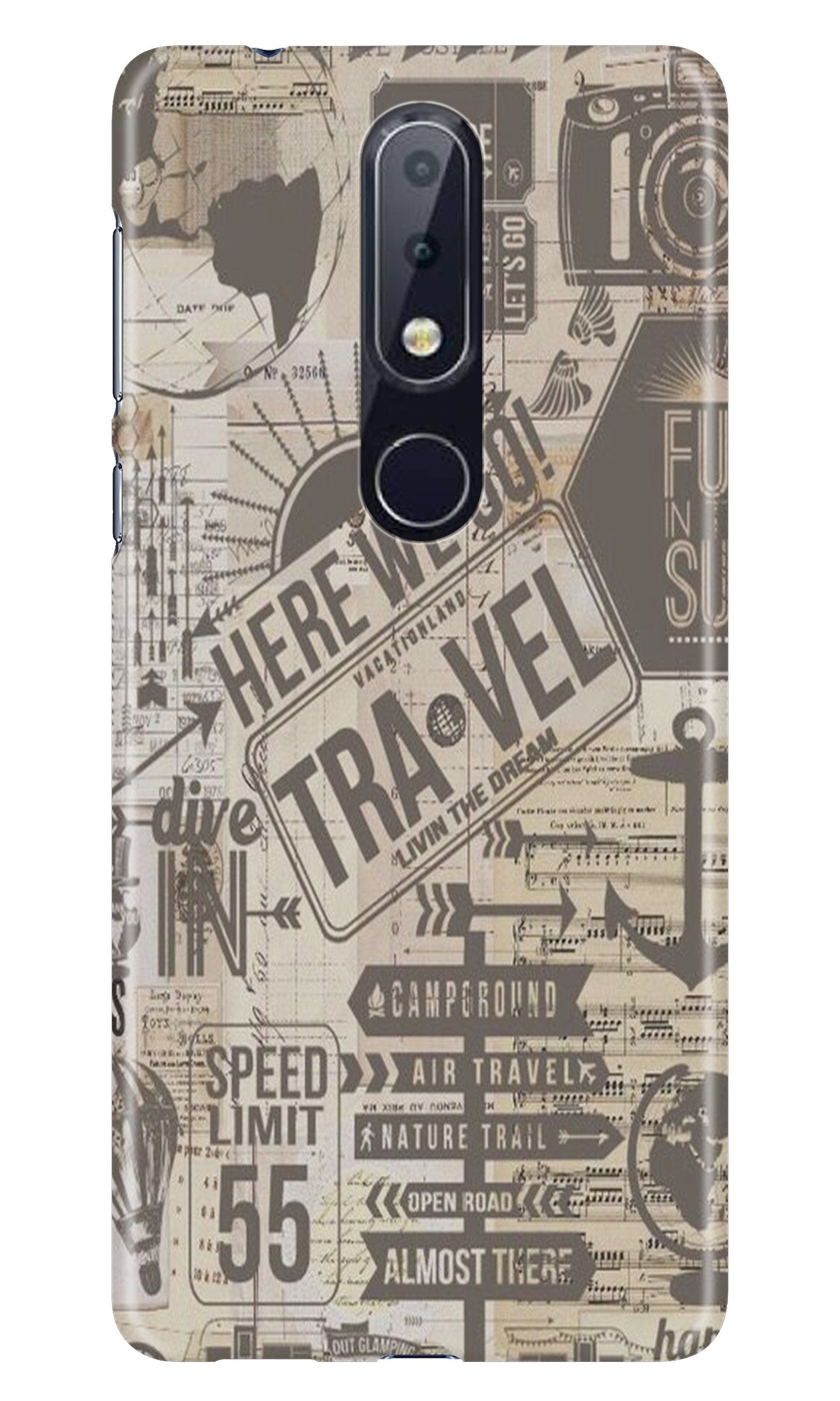 Travel Case for Nokia 3.2 (Design - 104)