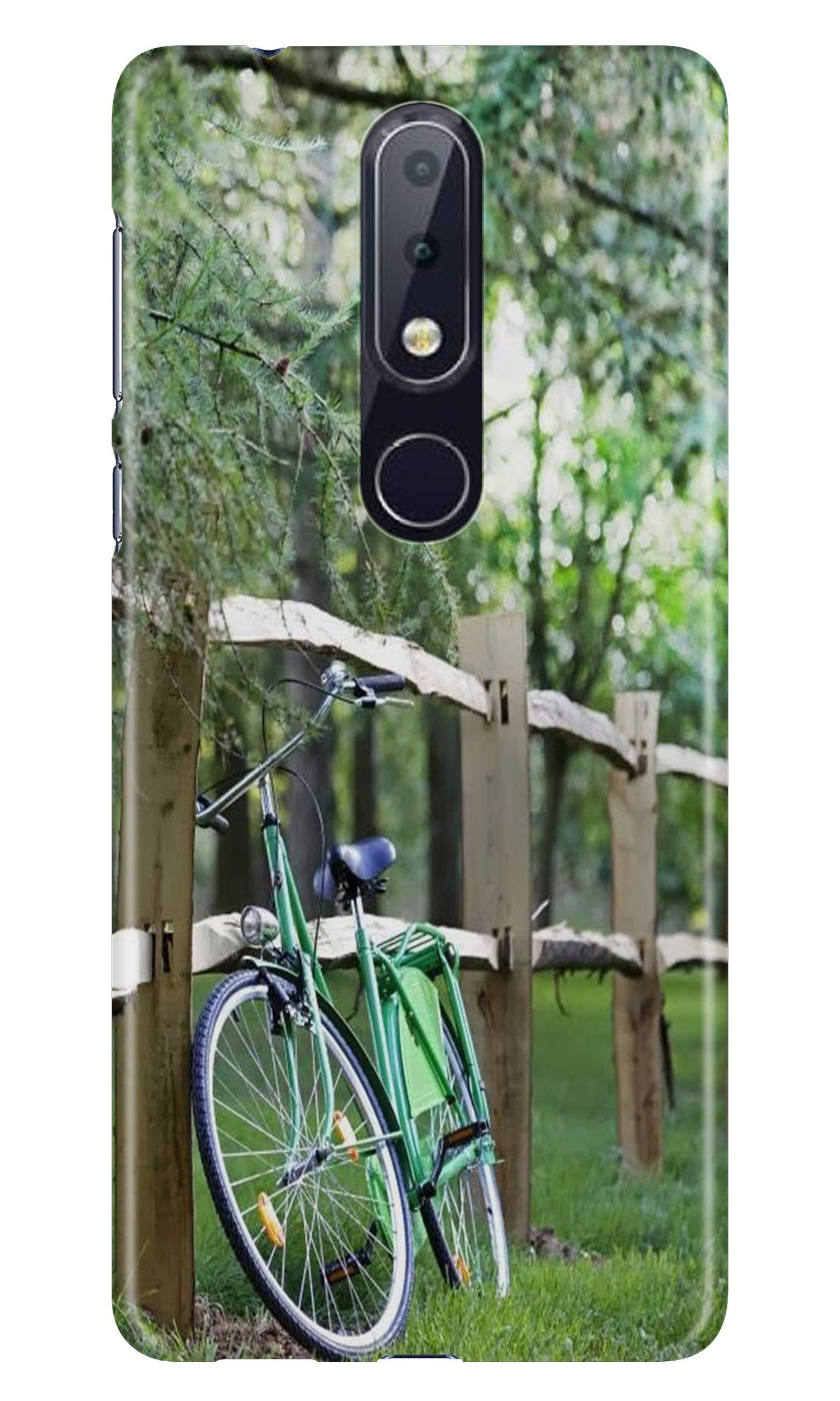 Bicycle Case for Nokia 6.1 Plus (Design No. 208) Bicycle Case for Nokia 6.1 Plus (Design No. 208)