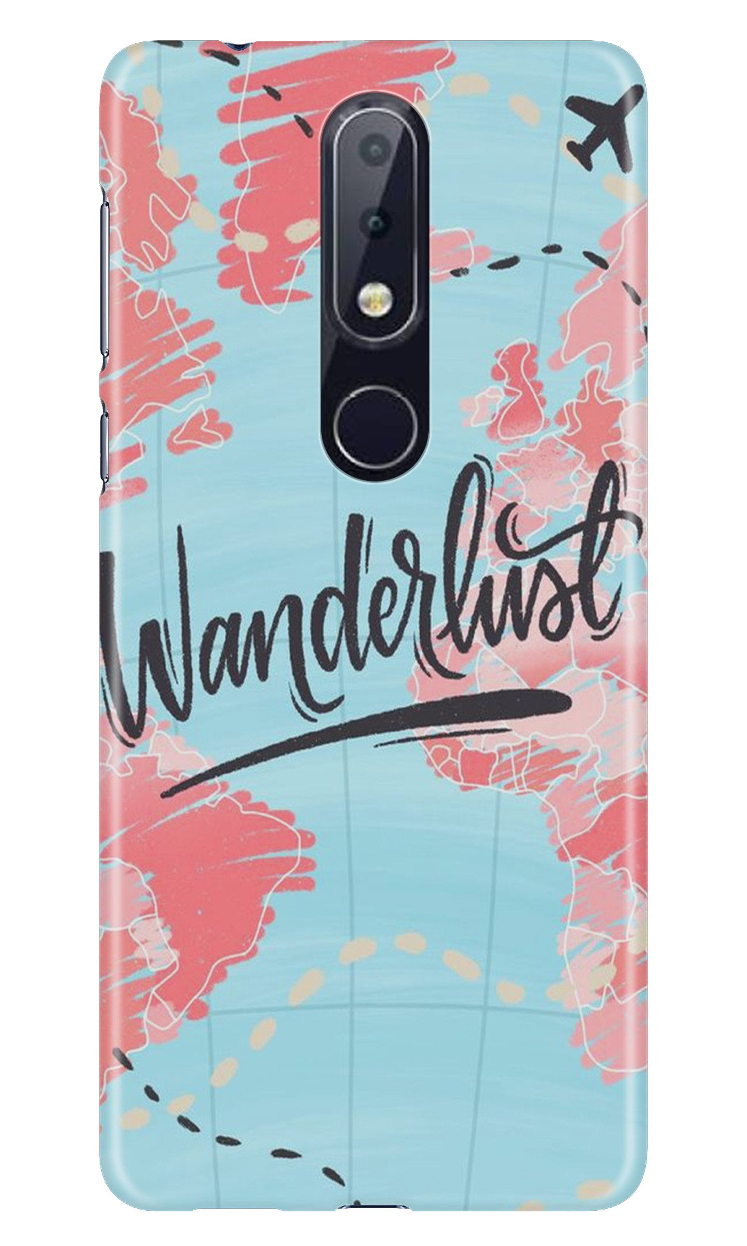 Wonderlust Travel Case for Nokia 6.1 Plus (Design No. 223) Wonderlust Travel Case for Nokia 6.1 Plus (Design No. 223)