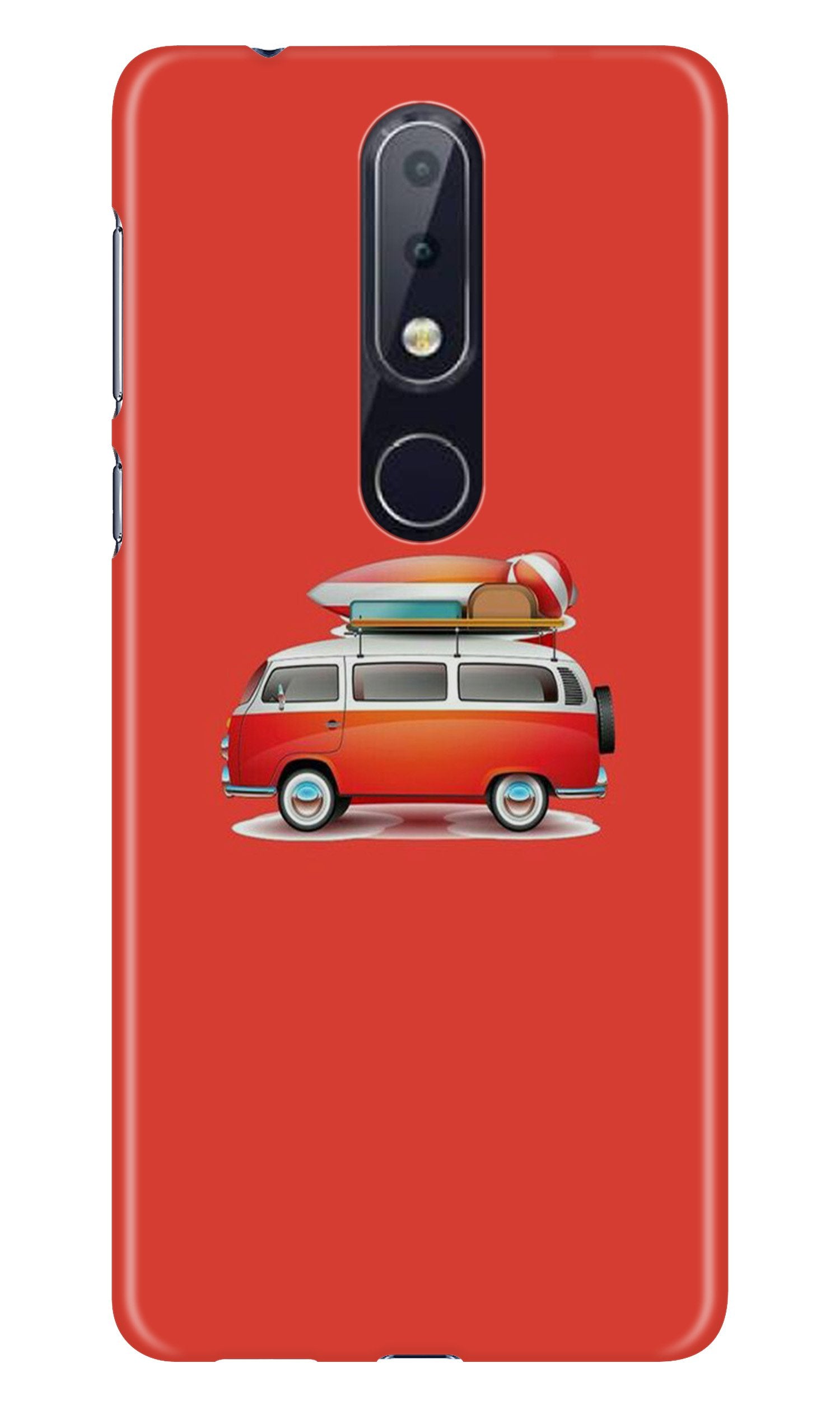 Travel Bus Case for Nokia 7.1 (Design No. 258) Travel Bus Case for Nokia 7.1 (Design No. 258)