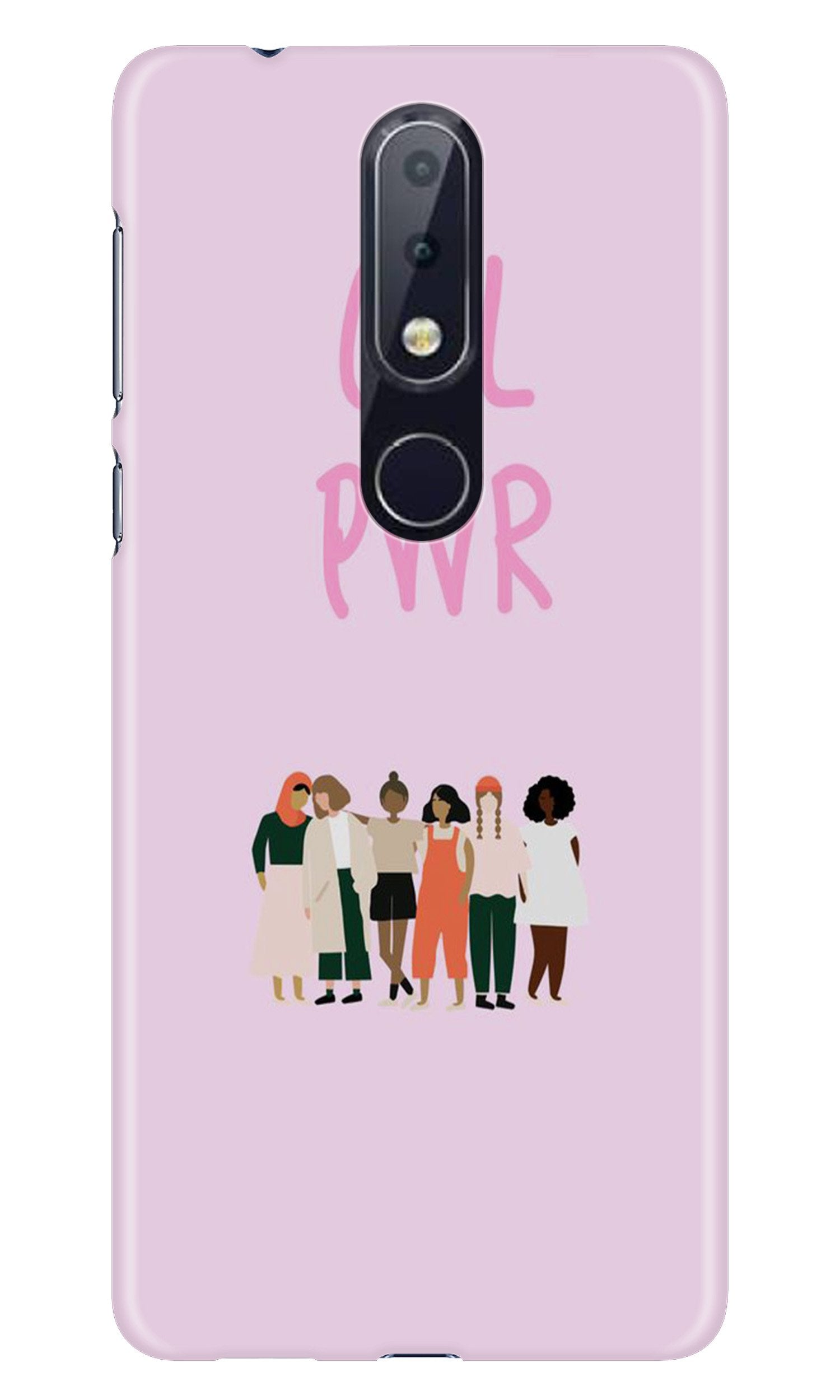 Girl Power Case for Nokia 6.1 Plus (Design No. 267) Girl Power Case for Nokia 6.1 Plus (Design No. 267)