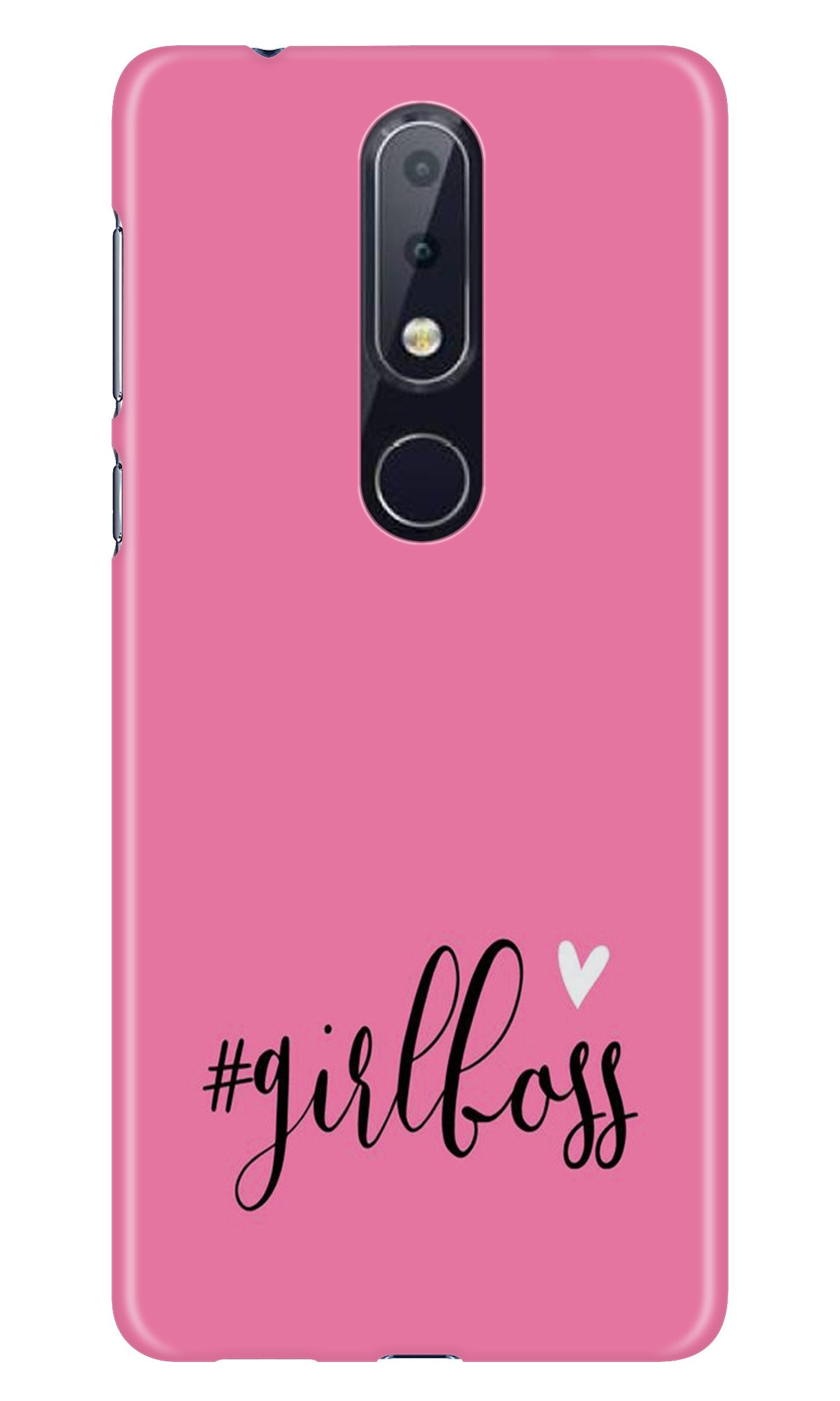Girl Boss Pink Case for Nokia 6.1 Plus (Design No. 269) Girl Boss Pink Case for Nokia 6.1 Plus (Design No. 269)