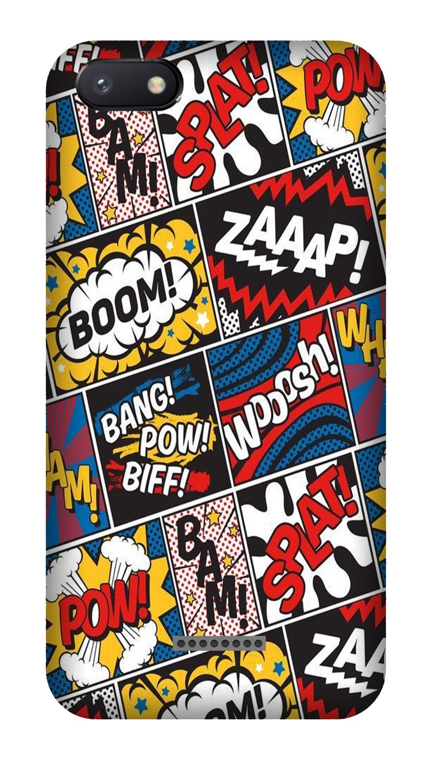 Boom Mobile Back Case for Redmi 6A (Design - 302) Boom Mobile Back Case for Redmi 6A (Design - 302)