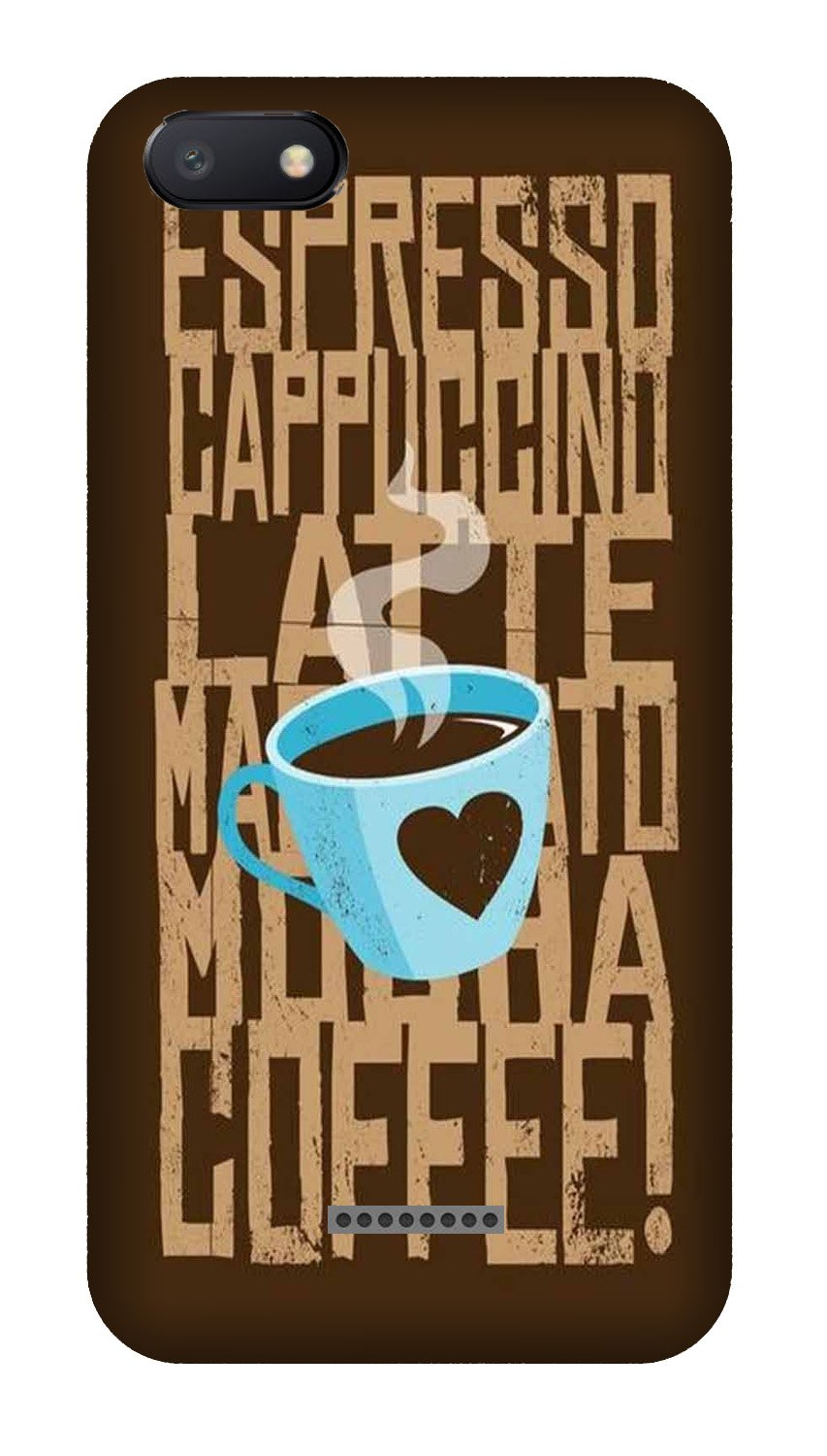 Love Coffee Mobile Back Case for Redmi 6A (Design - 351) Love Coffee Mobile Back Case for Redmi 6A (Design - 351)