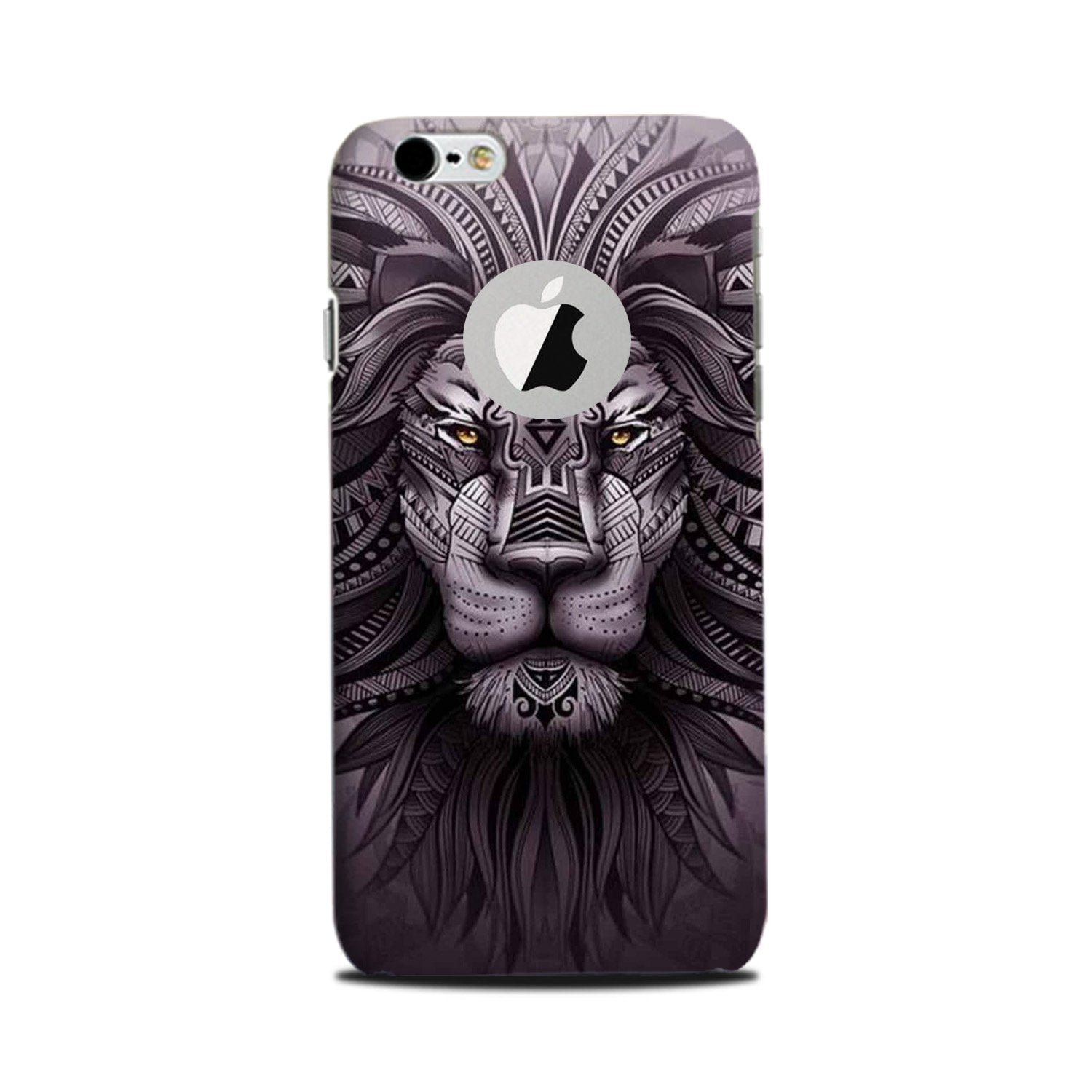 Lion Mobile Back Case for iPhone 6 Plus / 6s Plus Logo Cut (Design - 315) Lion Mobile Back Case for iPhone 6 Plus / 6s Plus Logo Cut (Design - 315)