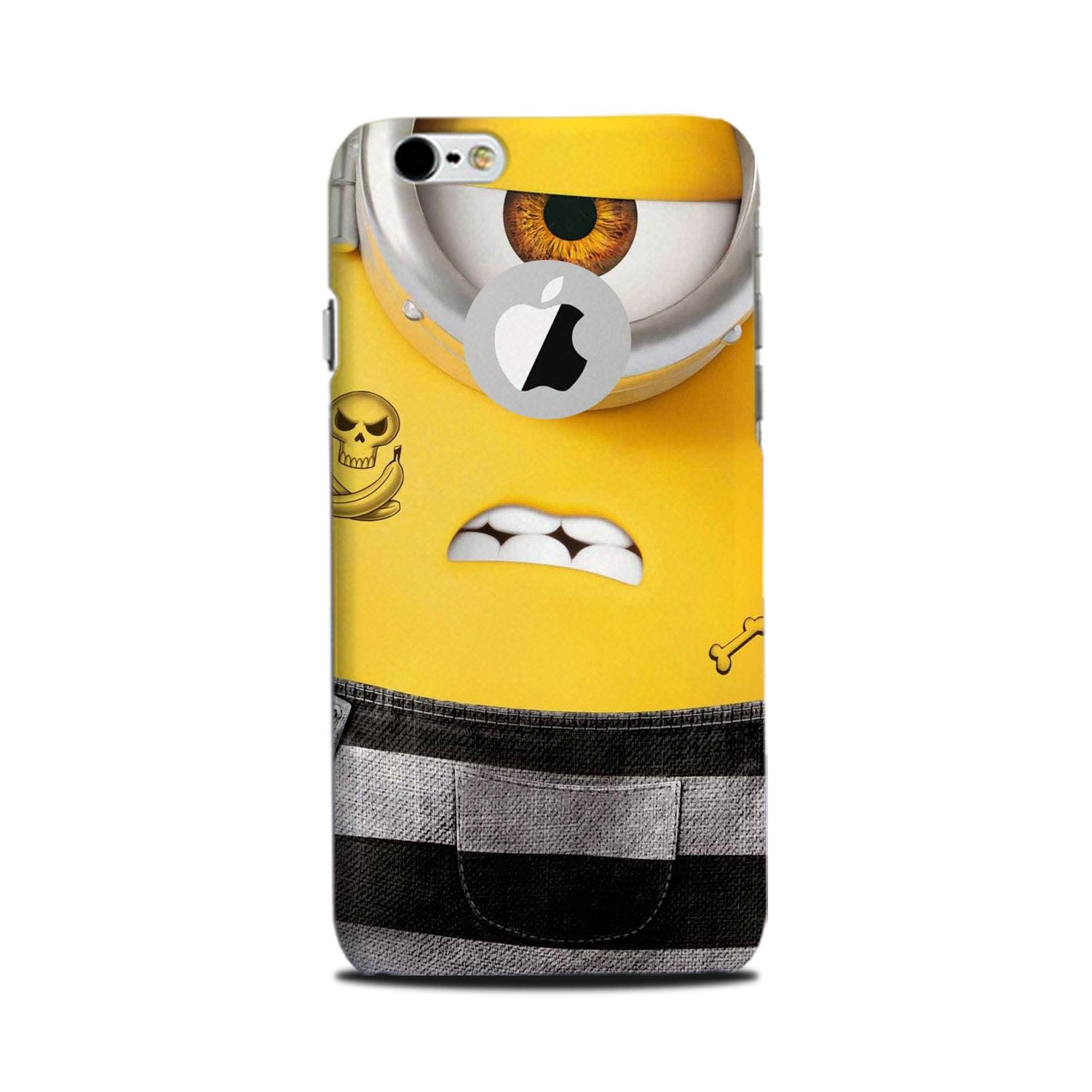 Minion Mobile Back Case for iPhone 6 Plus / 6s Plus Logo Cut (Design - 324) Minion Mobile Back Case for iPhone 6 Plus / 6s Plus Logo Cut (Design - 324)