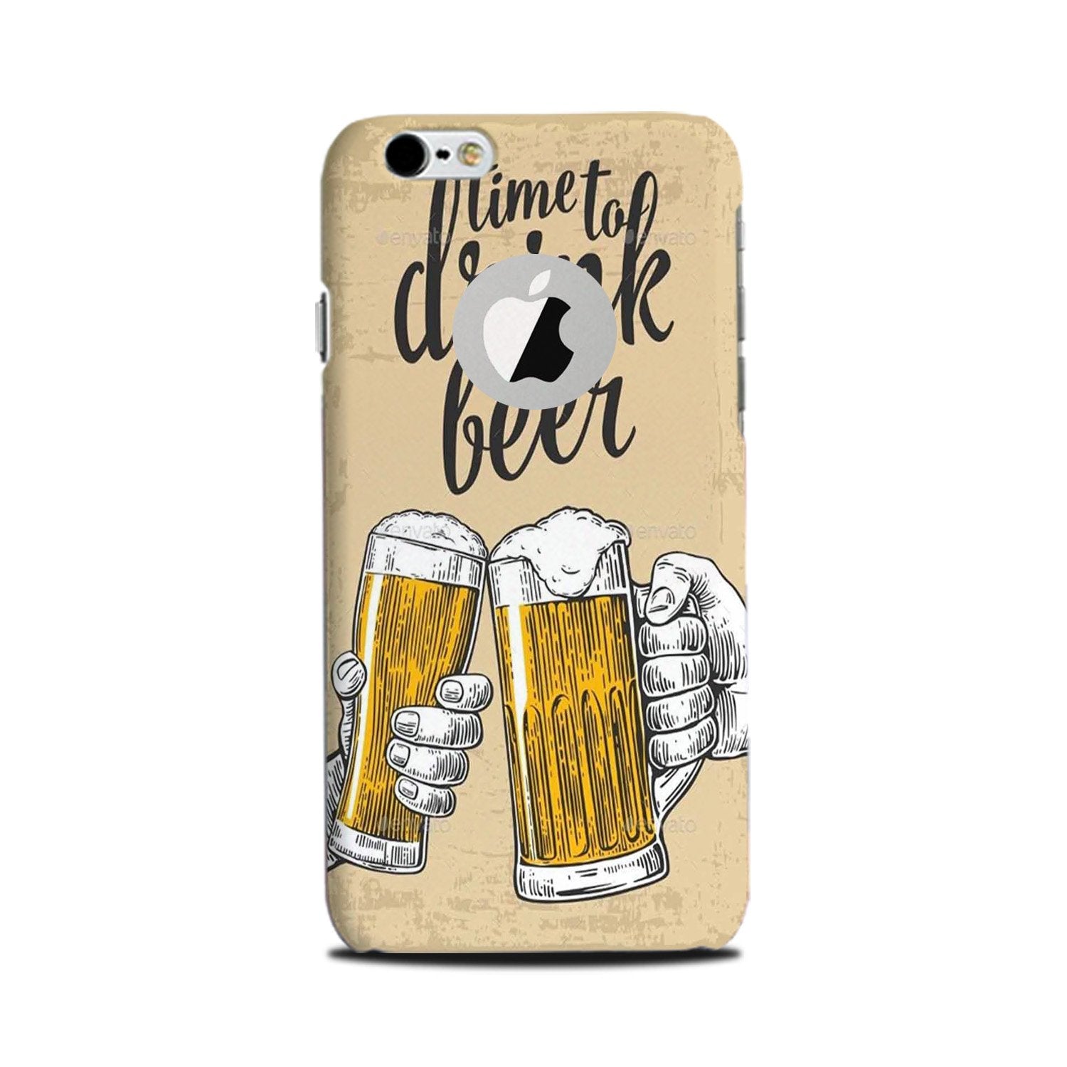 Drink Beer Mobile Back Case for iPhone 6 Plus / 6s Plus Logo Cut (Design - 328) Drink Beer Mobile Back Case for iPhone 6 Plus / 6s Plus Logo Cut (Design - 328)