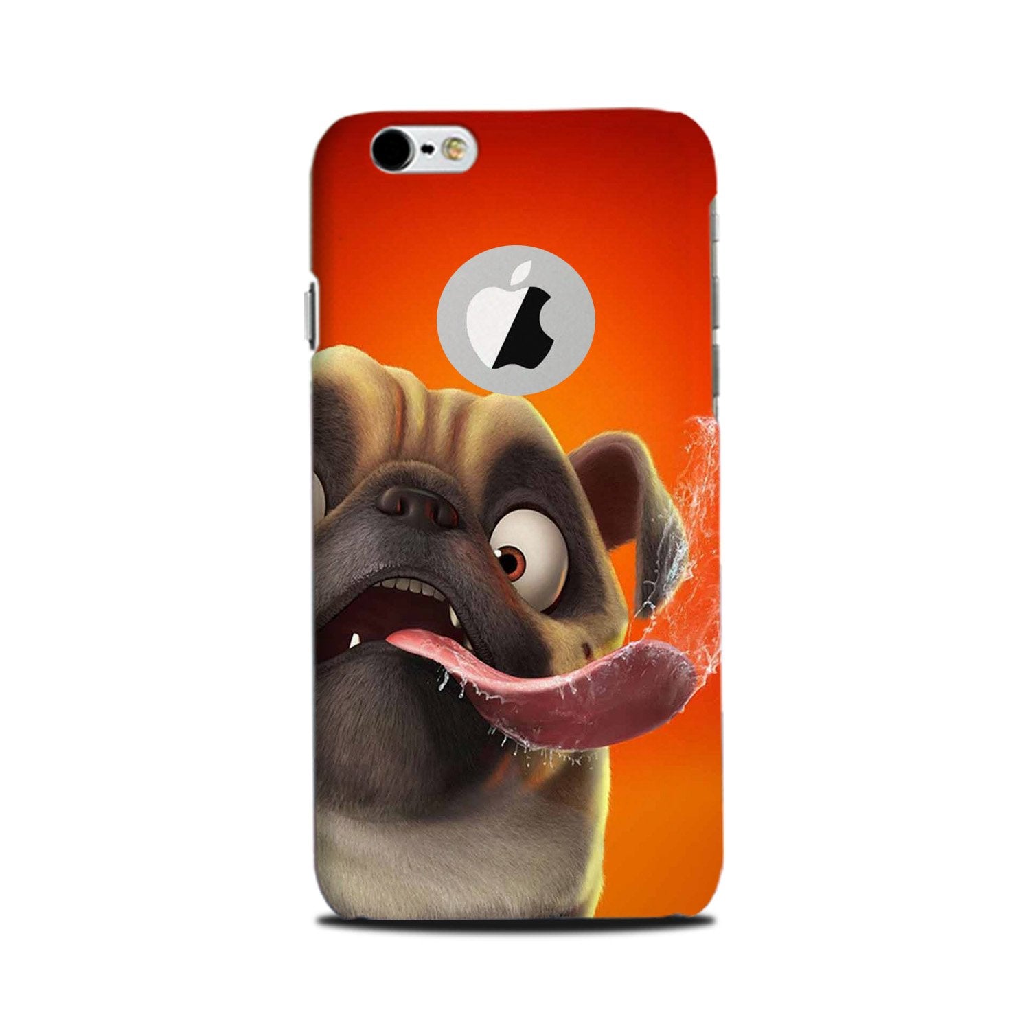 Dog Mobile Back Case for iPhone 6 Plus / 6s Plus Logo Cut (Design - 343) Dog Mobile Back Case for iPhone 6 Plus / 6s Plus Logo Cut (Design - 343)