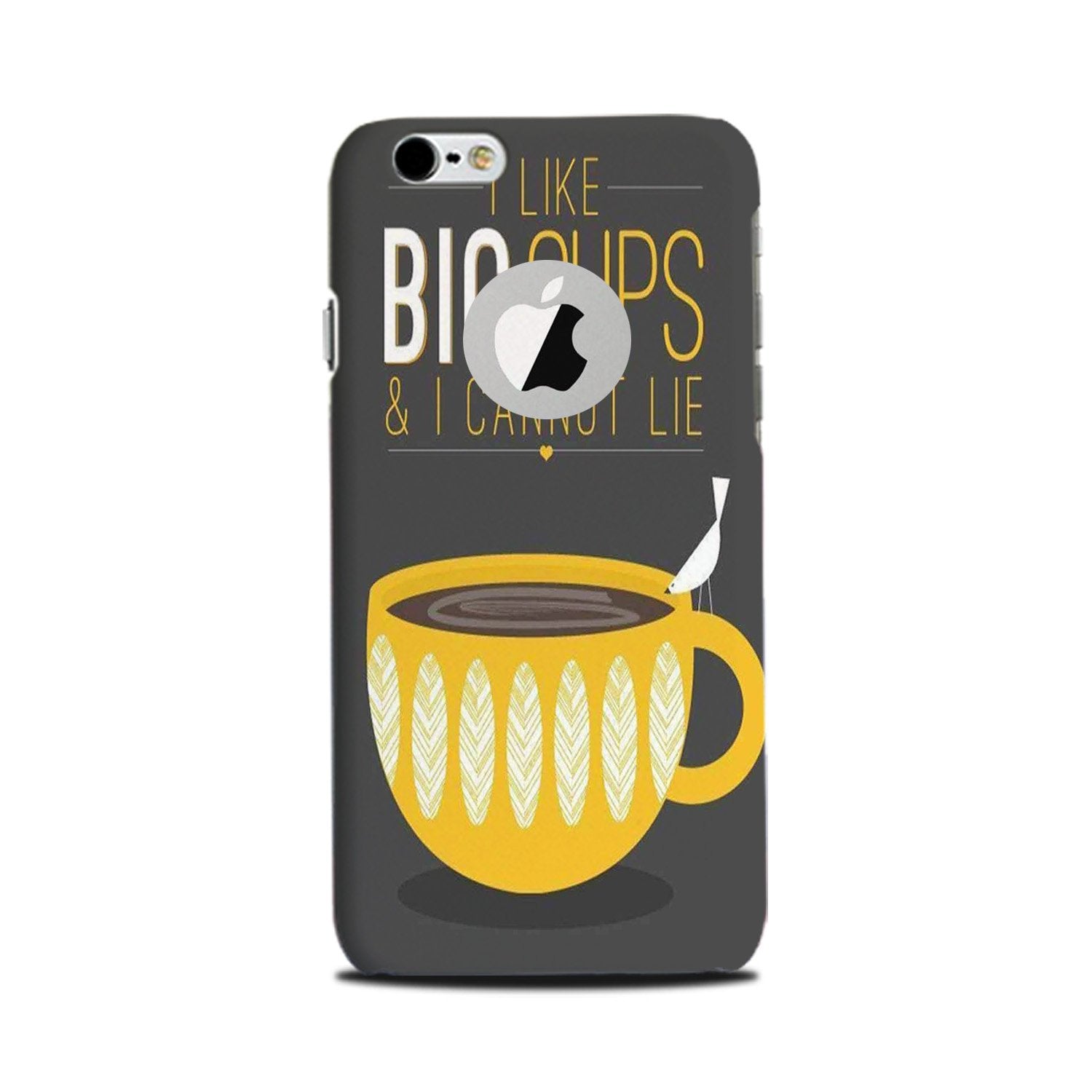 Big Cups Coffee Mobile Back Case for iPhone 6 Plus / 6s Plus Logo Cut (Design - 352) Big Cups Coffee Mobile Back Case for iPhone 6 Plus / 6s Plus Logo Cut (Design - 352)