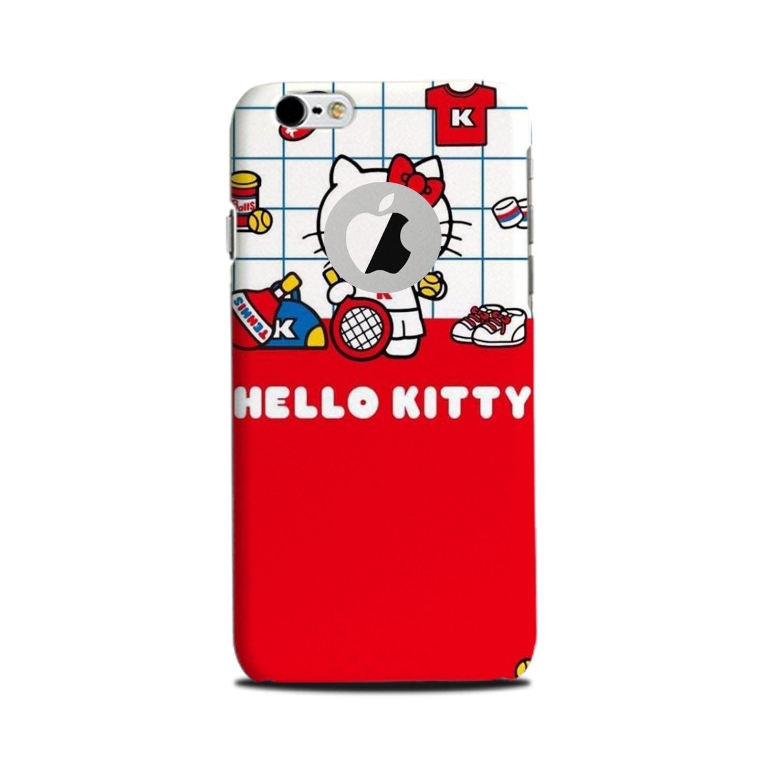 Hello Kitty Mobile Back Case for iPhone 6 Plus / 6s Plus Logo Cut (Design - 363) Hello Kitty Mobile Back Case for iPhone 6 Plus / 6s Plus Logo Cut (Design - 363)