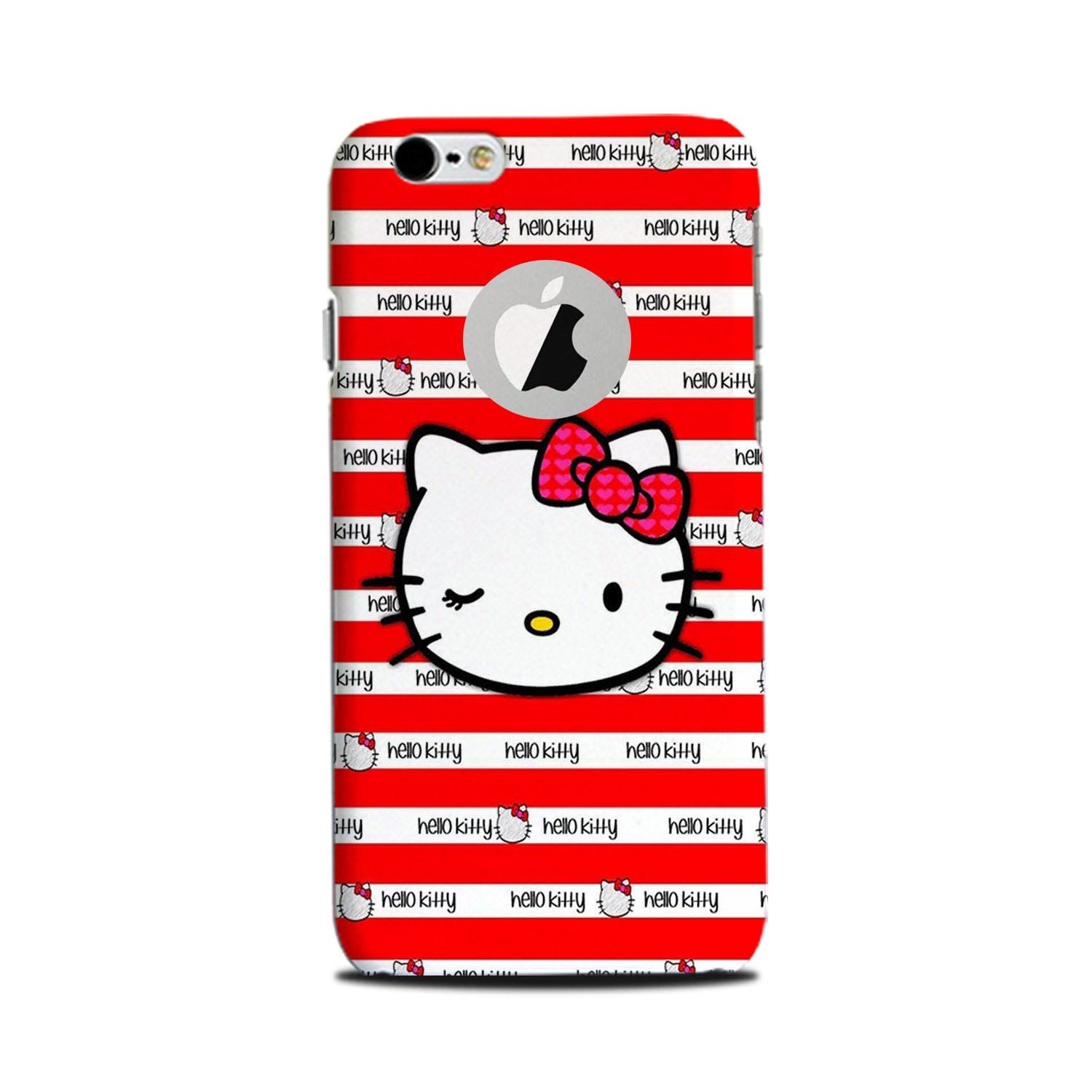 Hello Kitty Mobile Back Case for iPhone 6 Plus / 6s Plus Logo Cut (Design - 364) Hello Kitty Mobile Back Case for iPhone 6 Plus / 6s Plus Logo Cut (Design - 364)