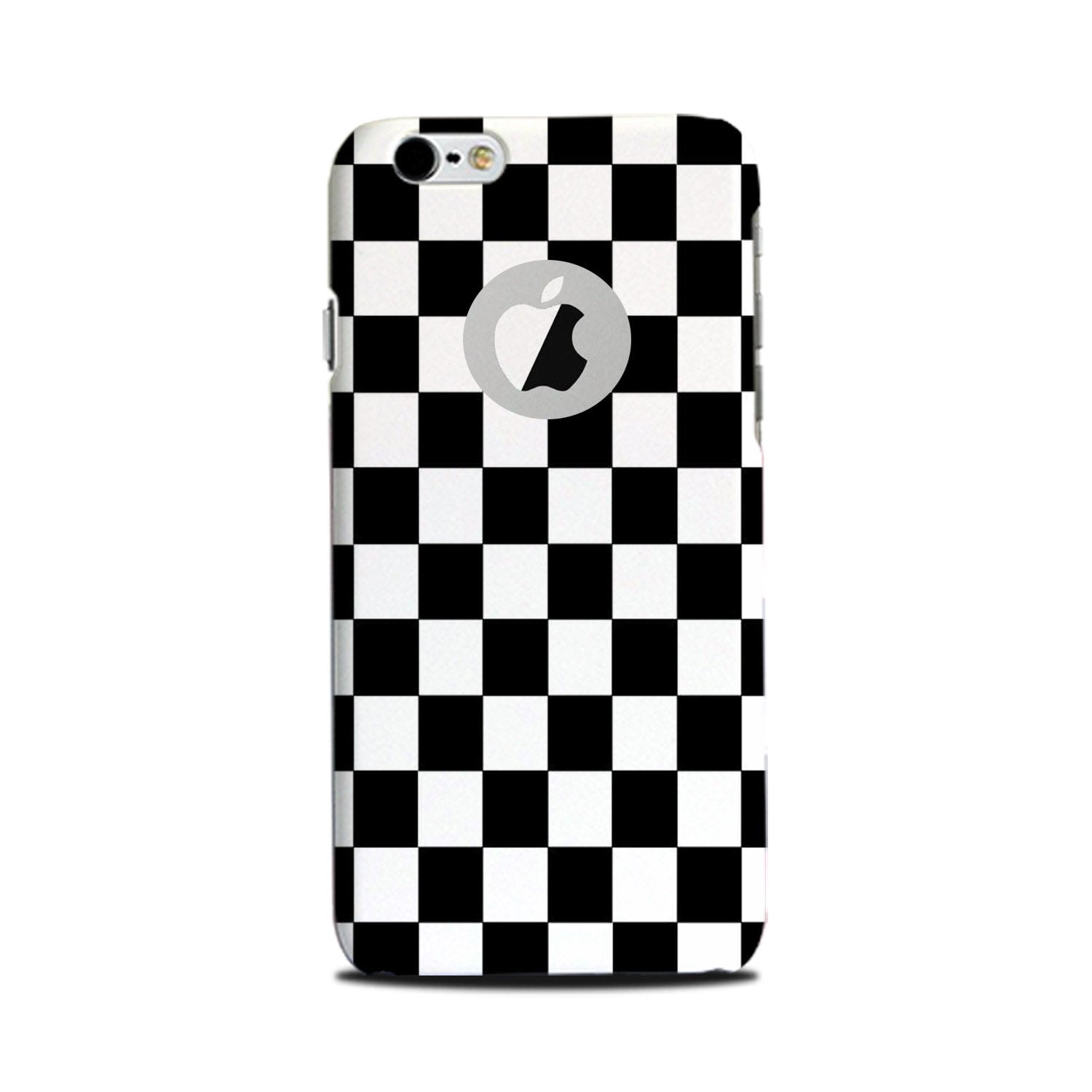 Black White Boxes Mobile Back Case for iPhone 6 Plus / 6s Plus Logo Cut (Design - 372) Black White Boxes Mobile Back Case for iPhone 6 Plus / 6s Plus Logo Cut (Design - 372)