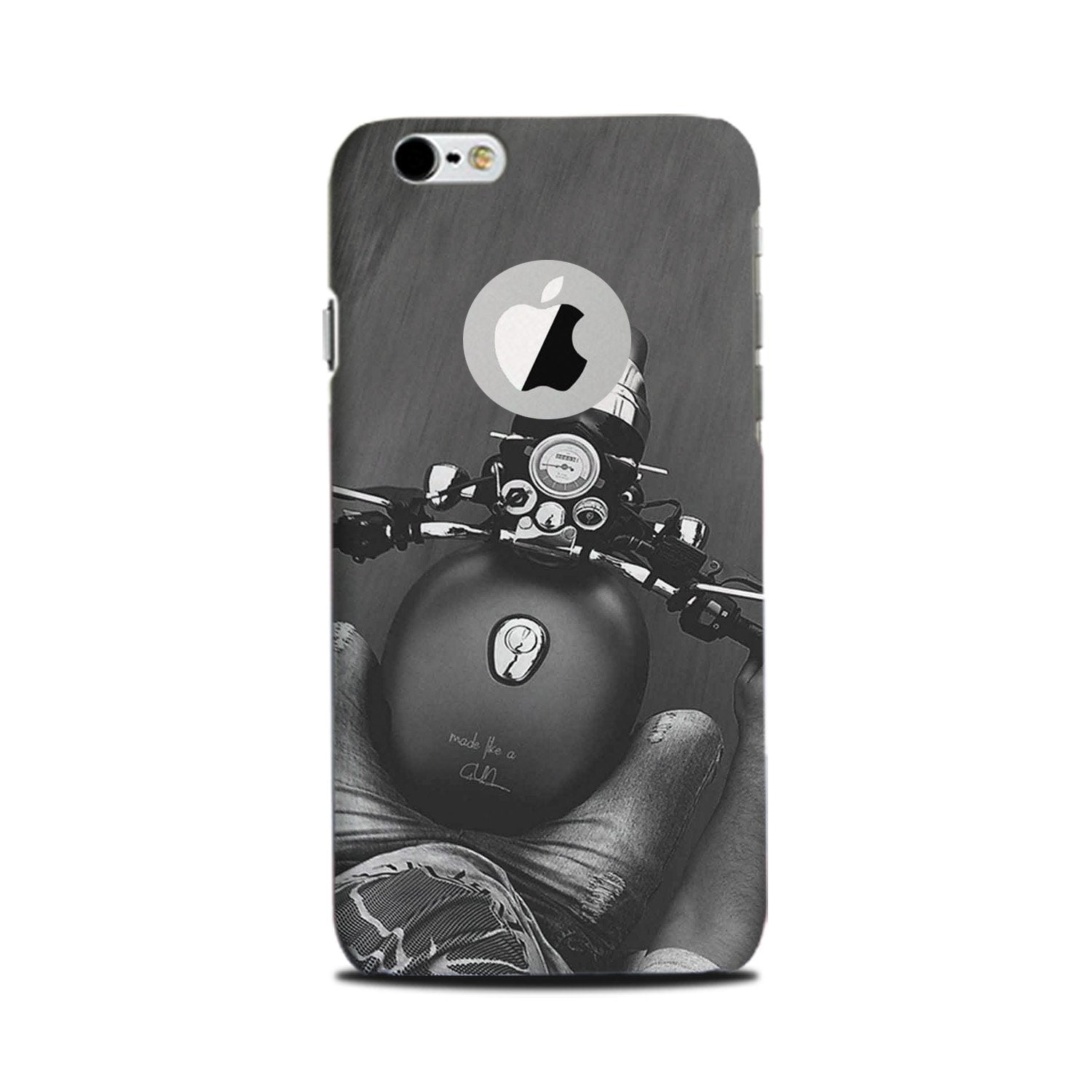 Royal Enfield Mobile Back Case for iPhone 6 Plus / 6s Plus Logo Cut (Design - 382) Royal Enfield Mobile Back Case for iPhone 6 Plus / 6s Plus Logo Cut (Design - 382)