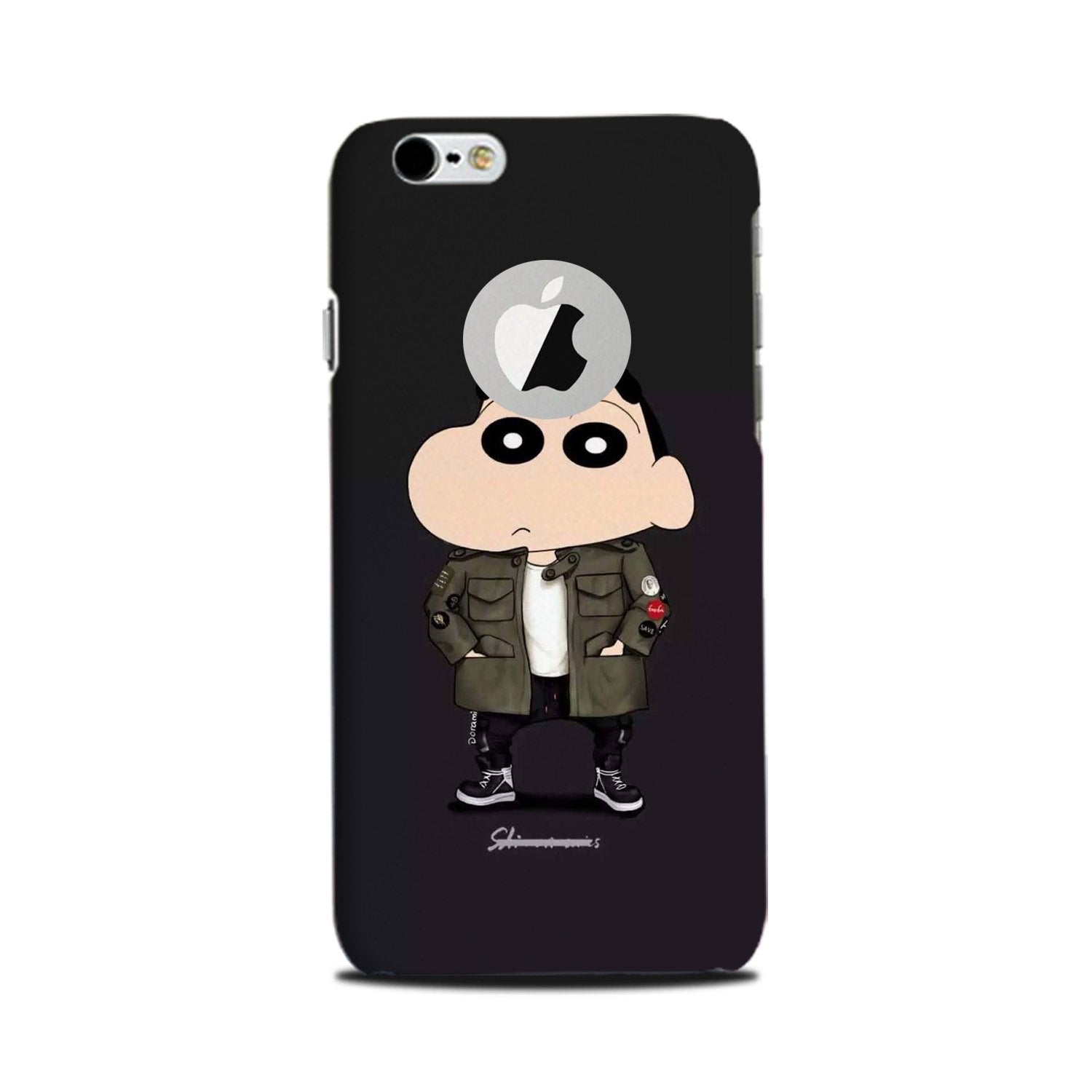 Shin Chan Mobile Back Case for iPhone 6 Plus / 6s Plus Logo Cut (Design - 391) Shin Chan Mobile Back Case for iPhone 6 Plus / 6s Plus Logo Cut (Design - 391)