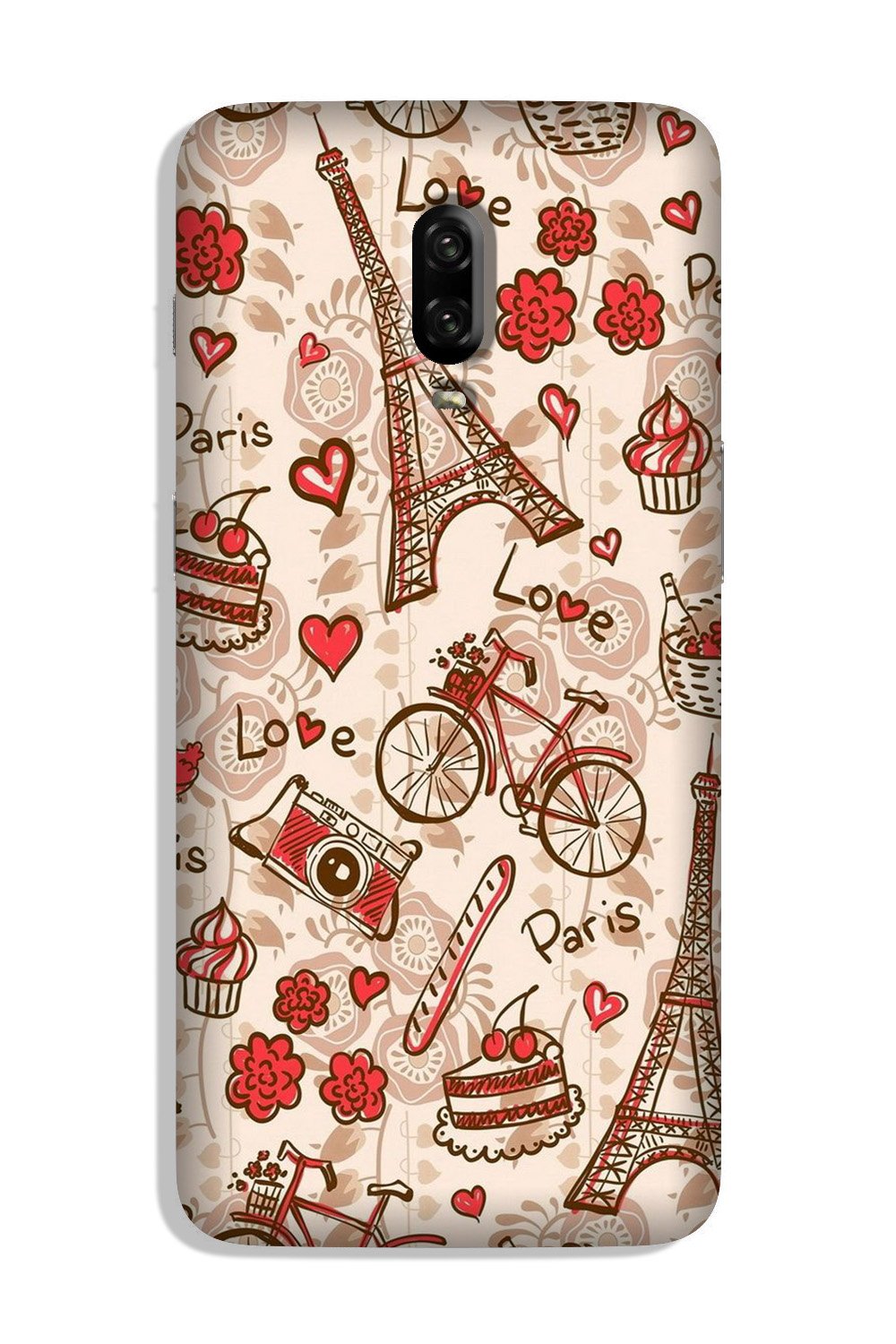 Love Paris Case for OnePlus 6T (Design - 103) Love Paris Case for OnePlus 6T (Design - 103)