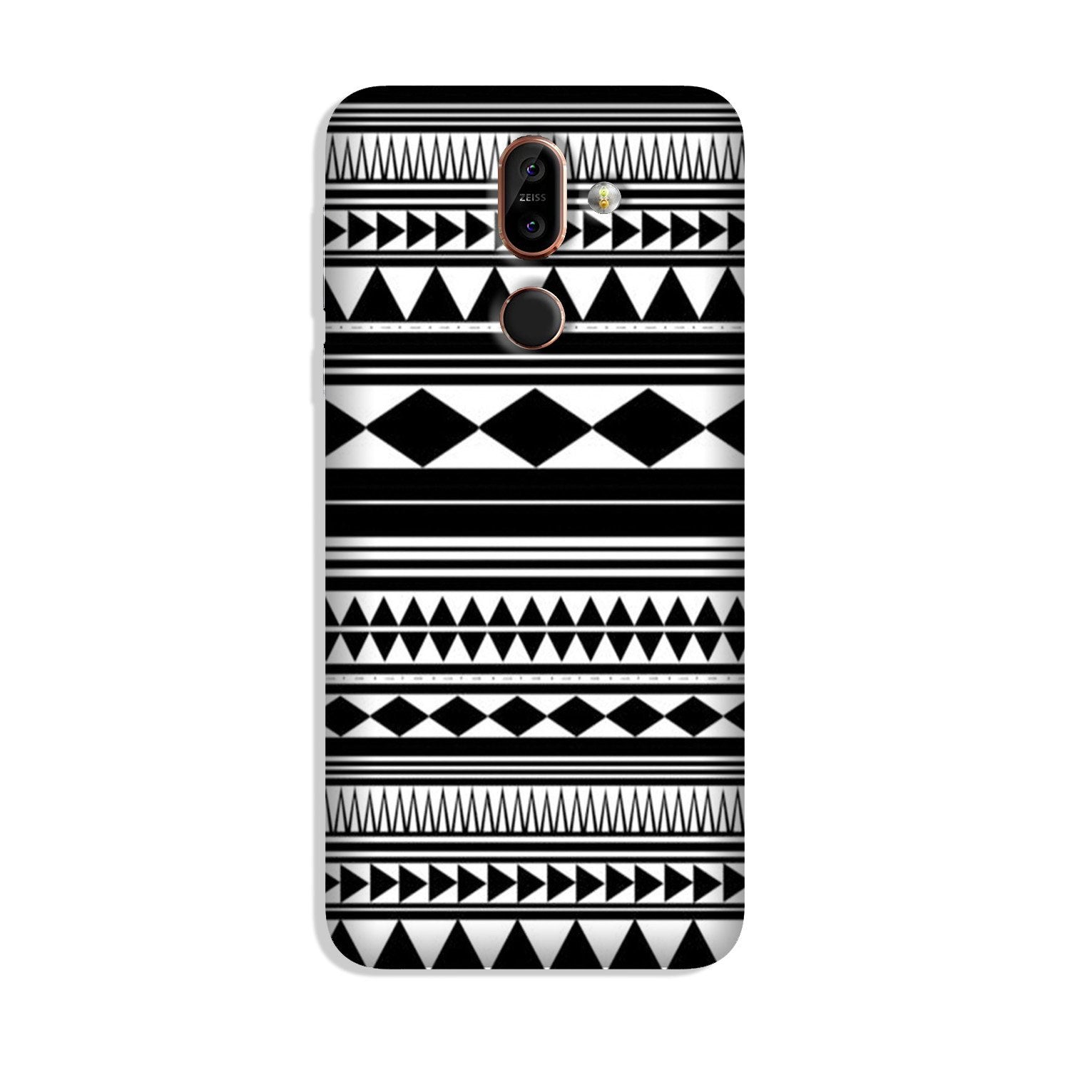Black white Pattern Case for Nokia 8.1 Black white Pattern Case for Nokia 8.1