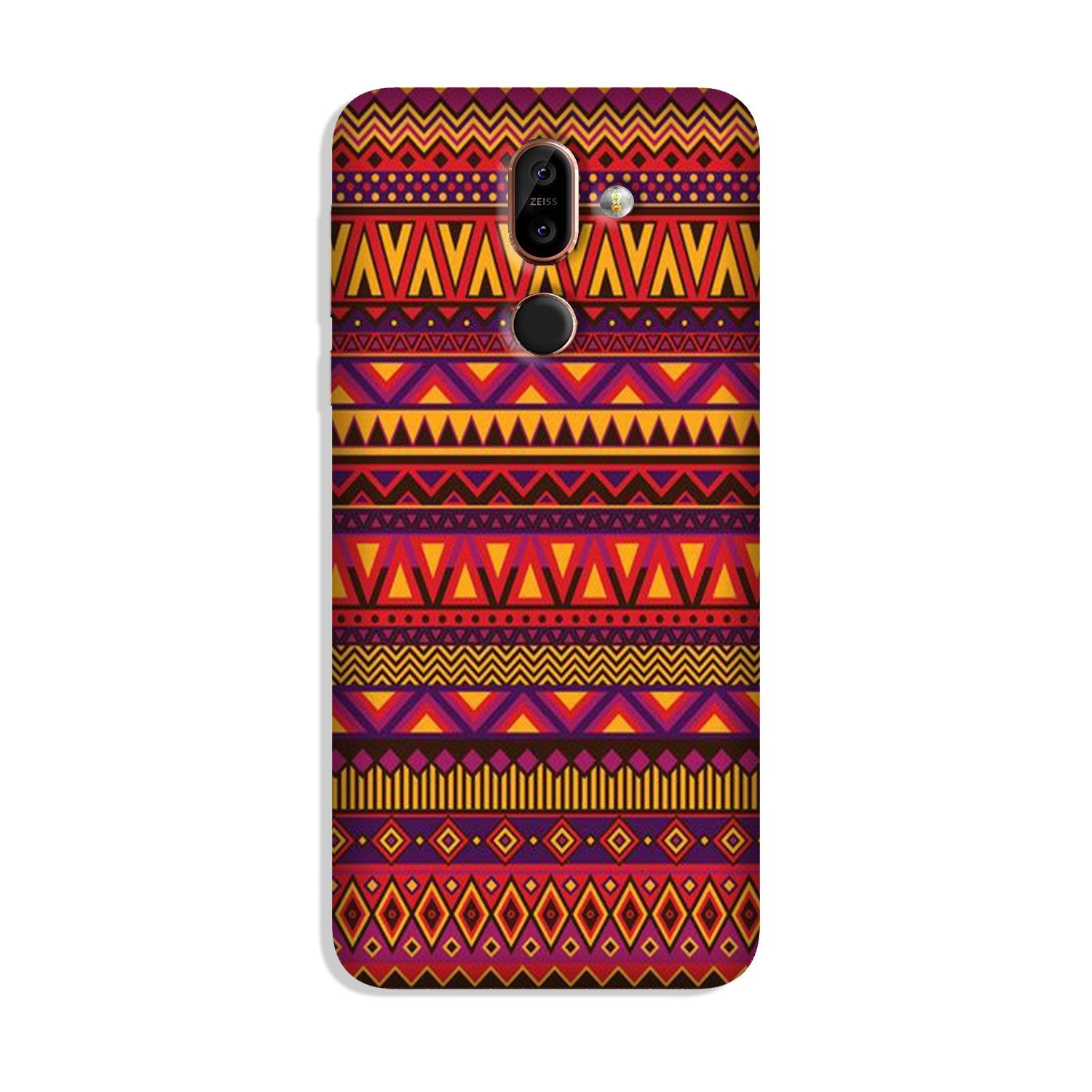 Zigzag line pattern2 Case for Nokia 8.1 Zigzag line pattern2 Case for Nokia 8.1