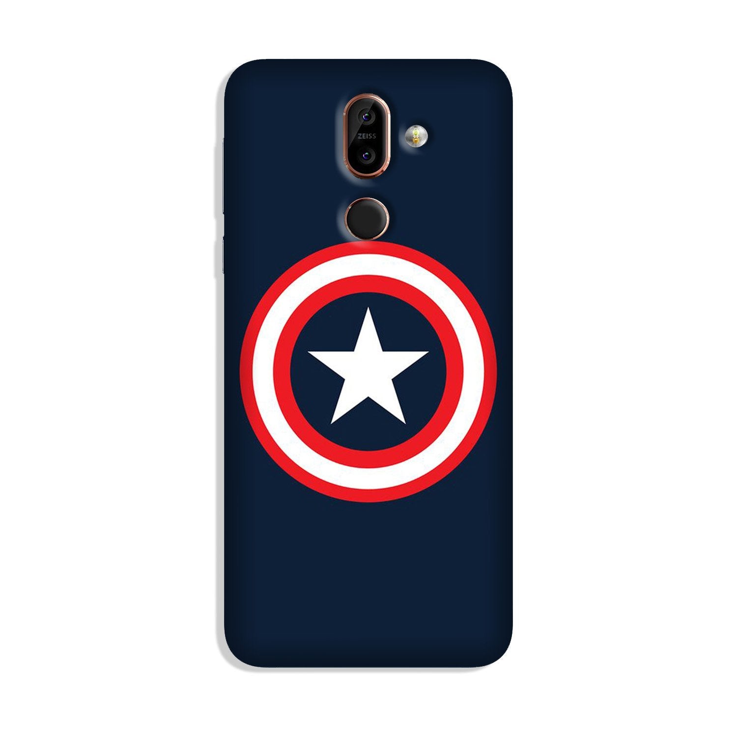 Captain America Case for Nokia 8.1 Captain America Case for Nokia 8.1