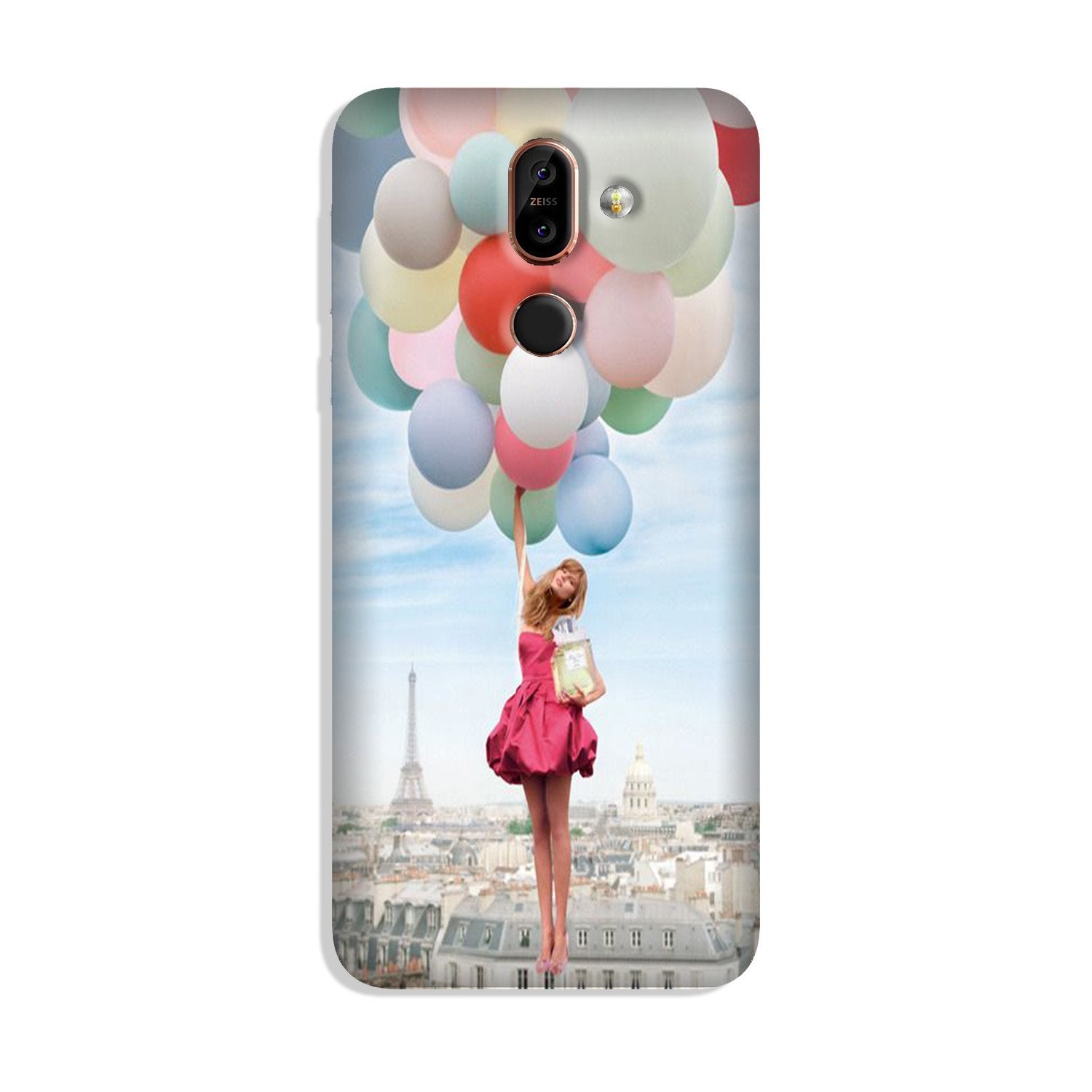 Girl with Baloon Case for Nokia 8.1 Girl with Baloon Case for Nokia 8.1