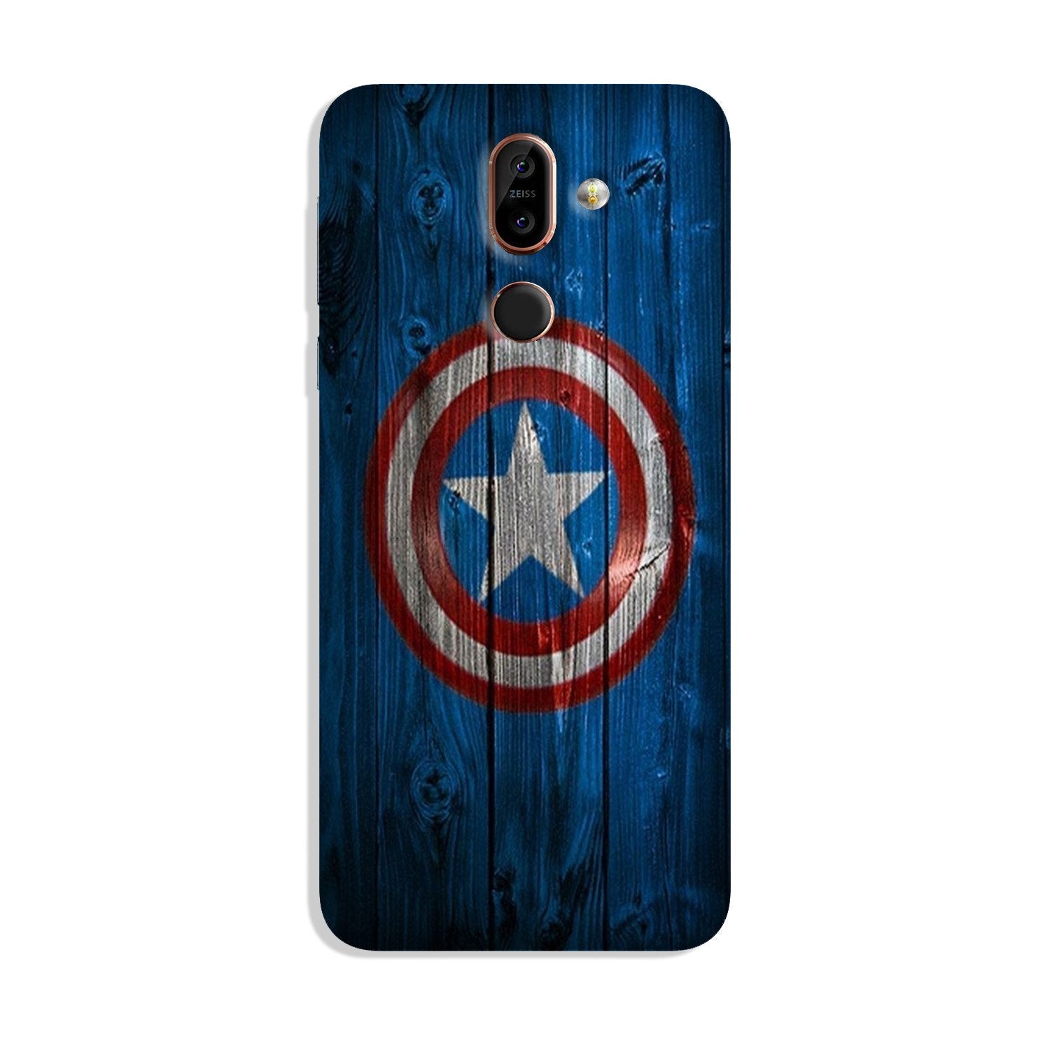 Captain America Superhero Case for Nokia 8.1 (Design - 118) Captain America Superhero Case for Nokia 8.1 (Design - 118)