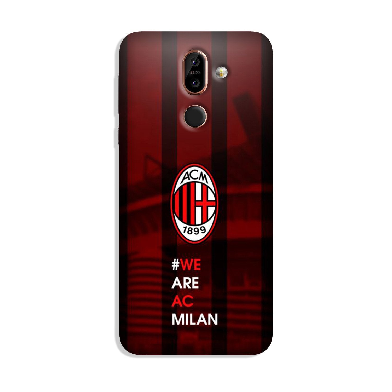 AC Milan Case for Nokia 8.1 (Design - 155) AC Milan Case for Nokia 8.1 (Design - 155)