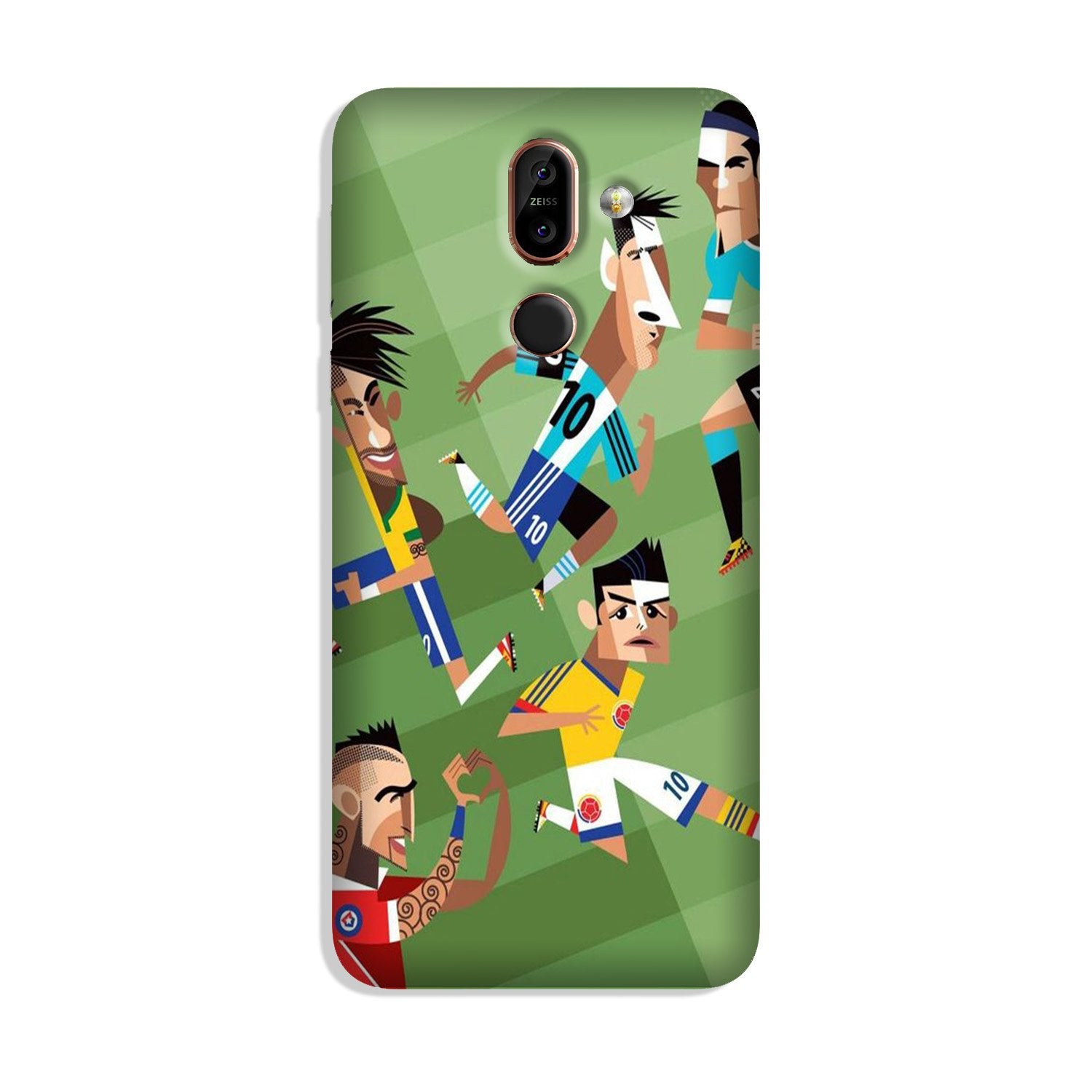 Football Case for Nokia 8.1 (Design - 166) Football Case for Nokia 8.1 (Design - 166)