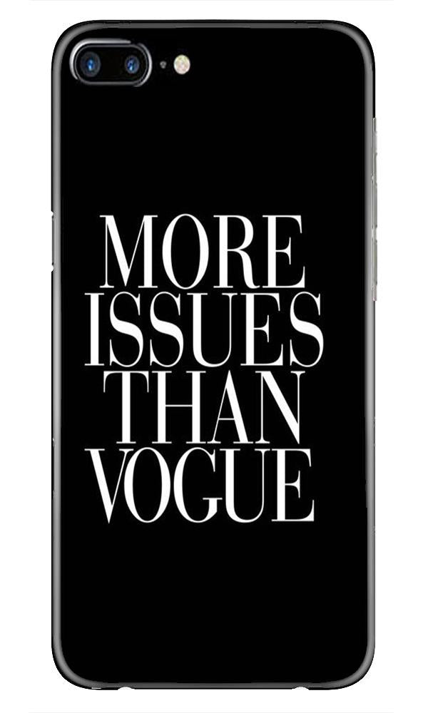 More Issues than Vague Mobile Back Case for iPhone 7 Plus (Design - 74) More Issues than Vague Case for iPhone 7 Plus