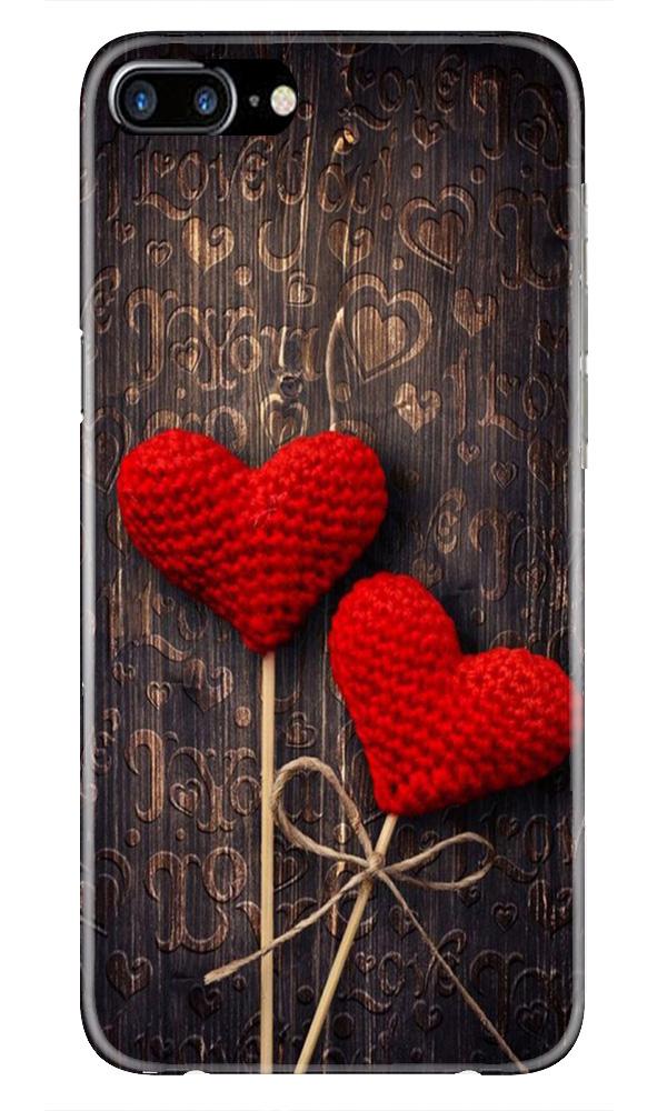 Red Hearts Mobile Back Case for iPhone 7 Plus (Design - 80) Red Hearts Case for iPhone 7 Plus