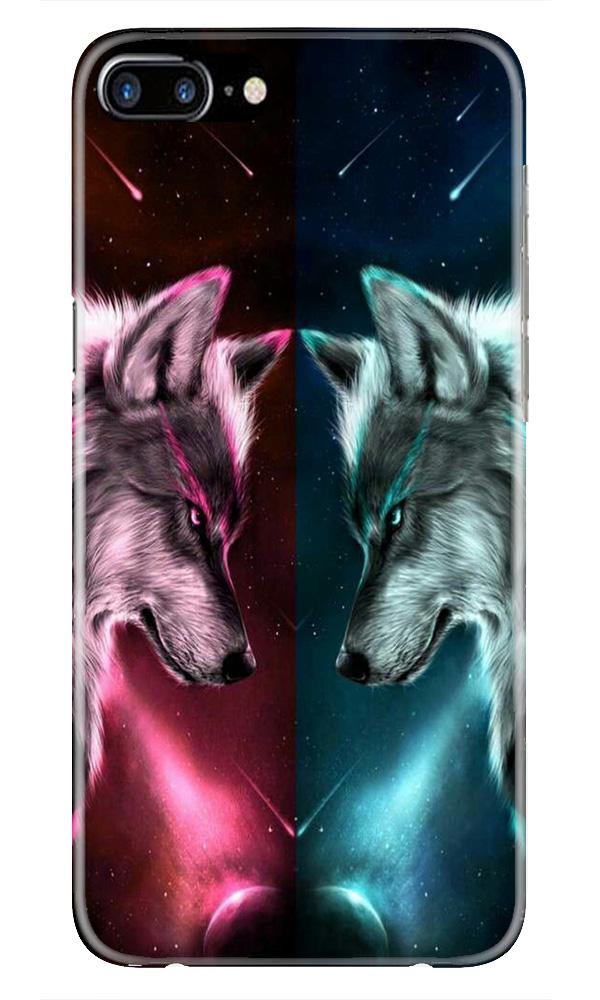 Wolf fight Mobile Back Case for iPhone 7 Plus (Design - 221) Wolf fight Case for iPhone 7 Plus (Design No. 221)