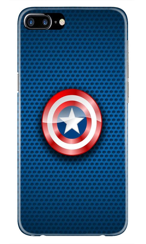 Captain America Shield Mobile Back Case for iPhone 7 Plus (Design - 253) Captain America Shield Case for iPhone 7 Plus (Design No. 253)