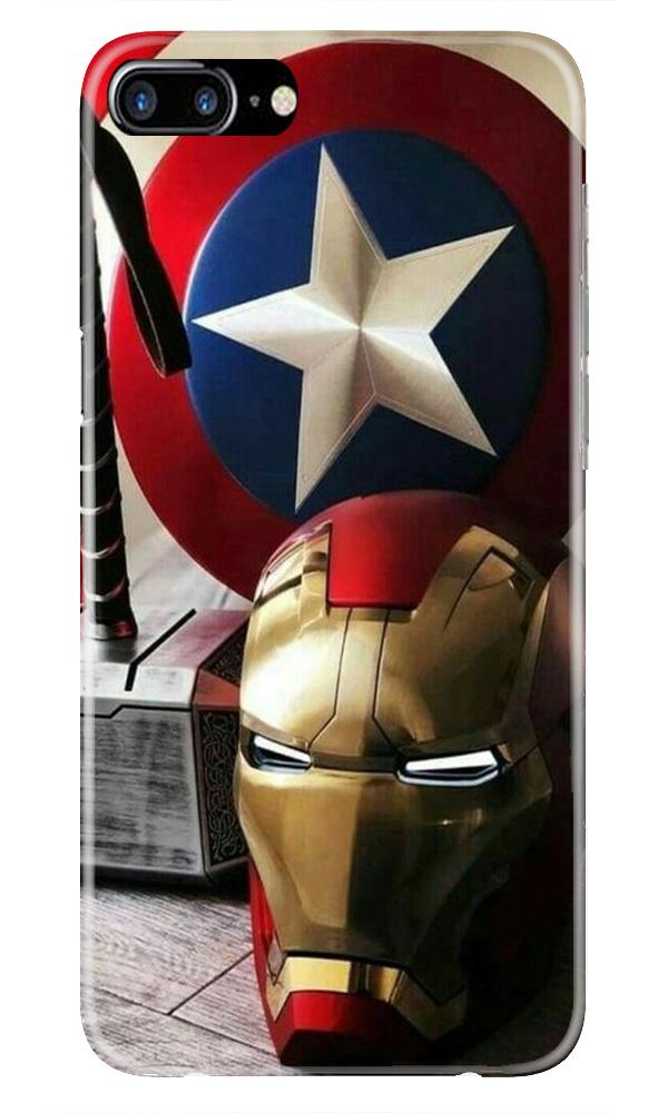 Ironman Captain America Mobile Back Case for iPhone 7 Plus (Design - 254) Ironman Captain America Case for iPhone 7 Plus (Design No. 254)