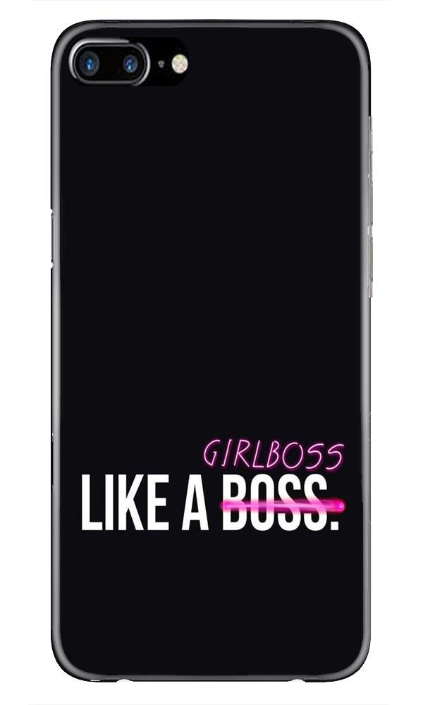 Like a Girl Boss Mobile Back Case for iPhone 7 Plus (Design - 265) Like a Girl Boss Case for iPhone 7 Plus (Design No. 265)