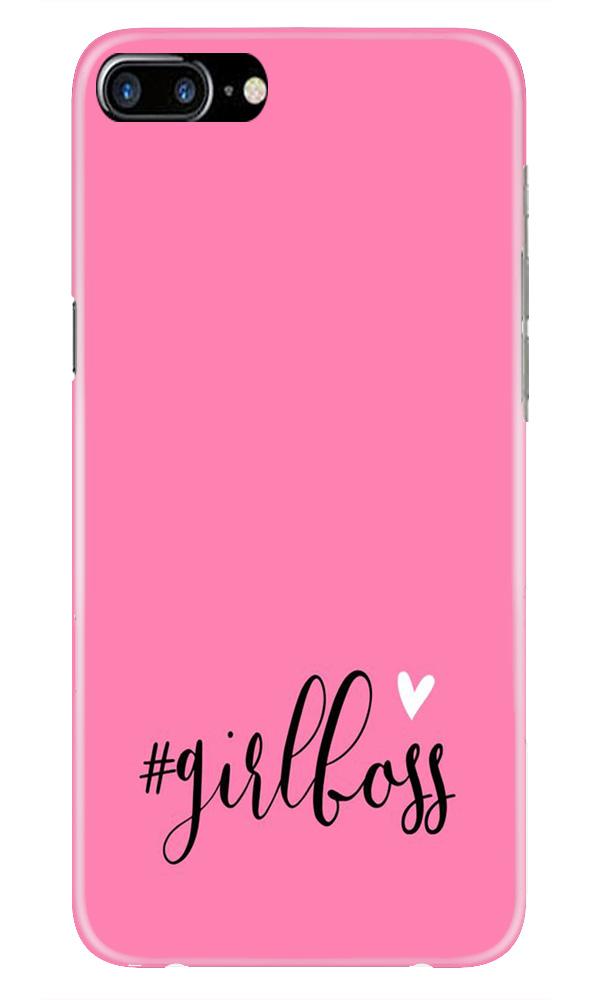 Girl Boss Pink Mobile Back Case for iPhone 7 Plus (Design - 269) Girl Boss Pink Case for iPhone 7 Plus (Design No. 269)