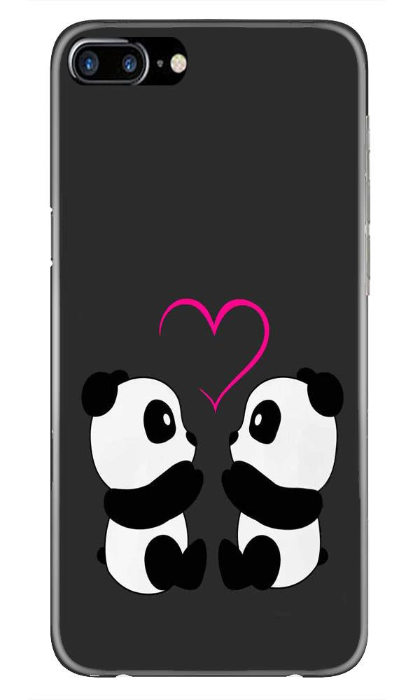 Panda Love Mobile Back Case for iPhone 7 Plus (Design - 398) Panda Love Mobile Back Case for iPhone 7 Plus (Design - 398)