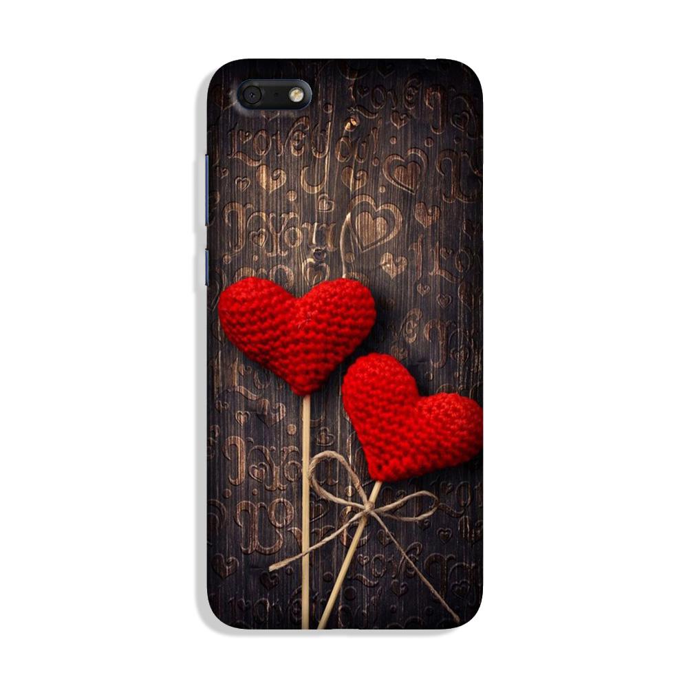 Red Hearts Case for Honor 7S Red Hearts Case for Honor 7S