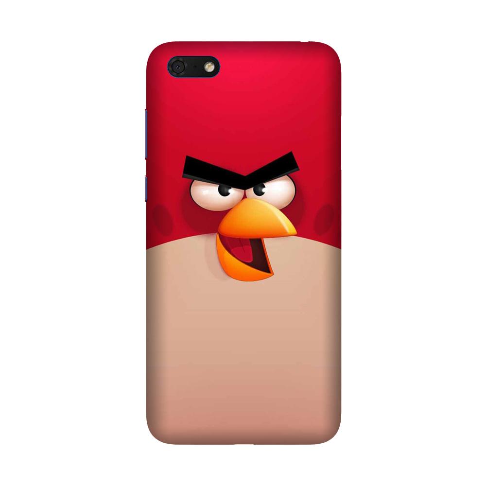 Angry Bird Red Mobile Back Case for Honor 7S (Design - 325) Angry Bird Red Mobile Back Case for Honor 7S (Design - 325)