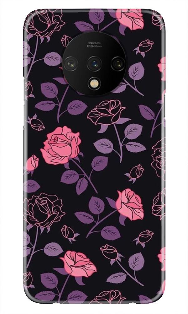 Rose Pattern Mobile Back Case for OnePlus 7T (Design - 2) Rose Pattern Case for OnePlus 7T