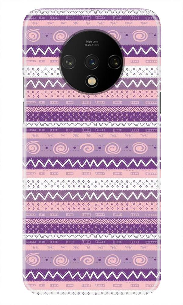 Zigzag line pattern3 Mobile Back Case for OnePlus 7T (Design - 11) Zigzag line pattern3 Case for OnePlus 7T