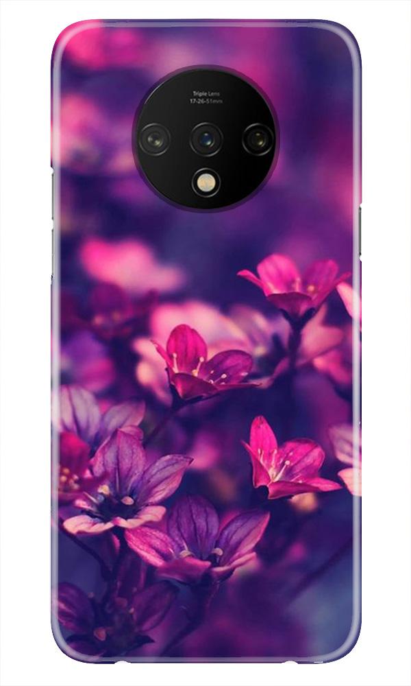 flowers Mobile Back Case for OnePlus 7T (Design - 25) flowers Case for OnePlus 7T