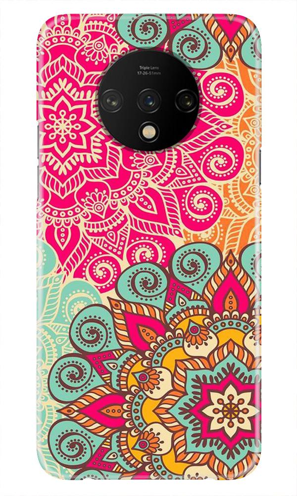 Rangoli art2 Mobile Back Case for OnePlus 7T (Design - 29) Rangoli art2 Case for OnePlus 7T