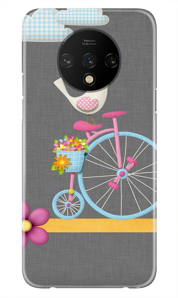 Sparron with cycle Mobile Back Case for OnePlus 7T (Design - 34) Sparron with cycle Case for OnePlus 7T