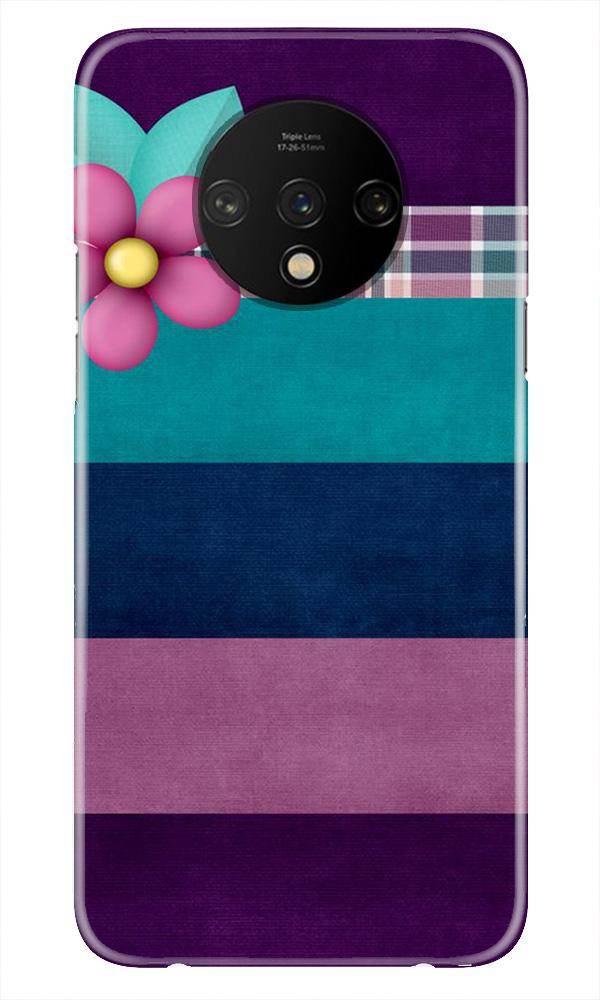 Purple Blue Mobile Back Case for OnePlus 7T (Design - 37) Purple Blue Case for OnePlus 7T