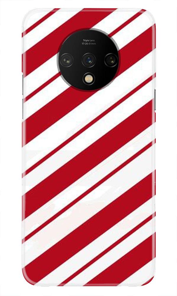 Red White Mobile Back Case for OnePlus 7T (Design - 44) Red White Case for OnePlus 7T