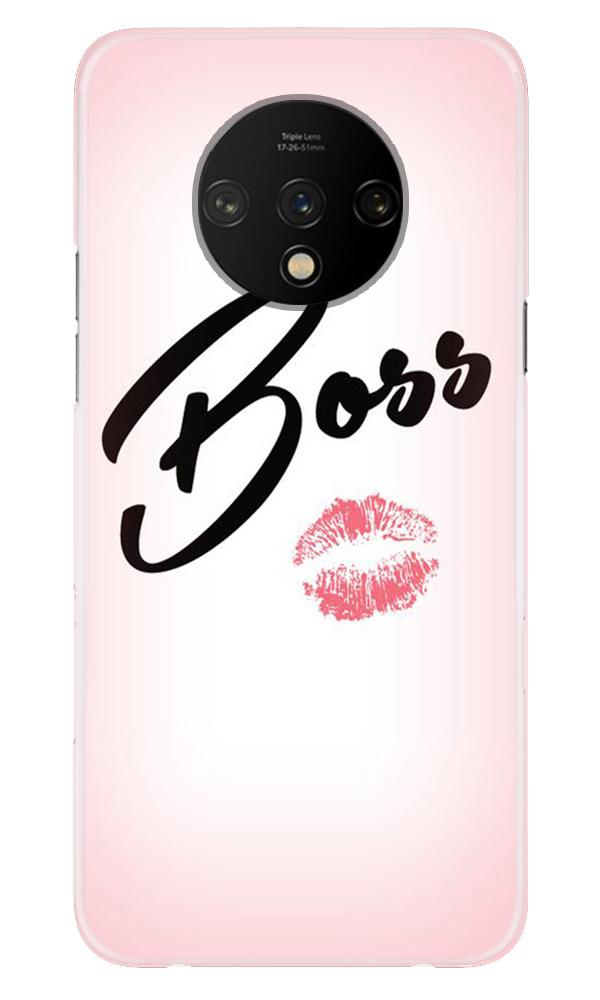 Boss Mobile Back Case for OnePlus 7T (Design - 59) Boss Case for OnePlus 7T